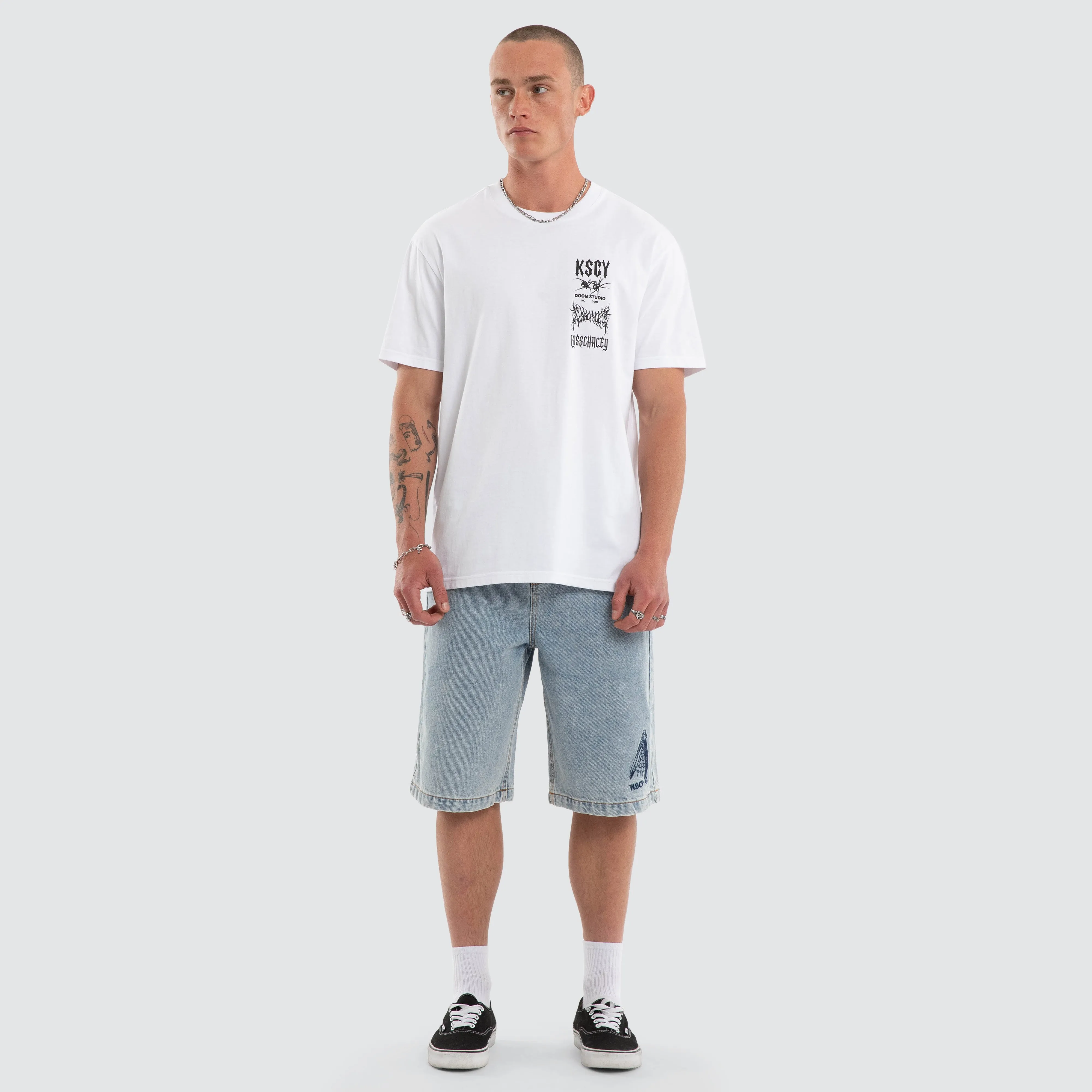 Frontier Relaxed Tee White sold by Neverland product image thumbnail 3