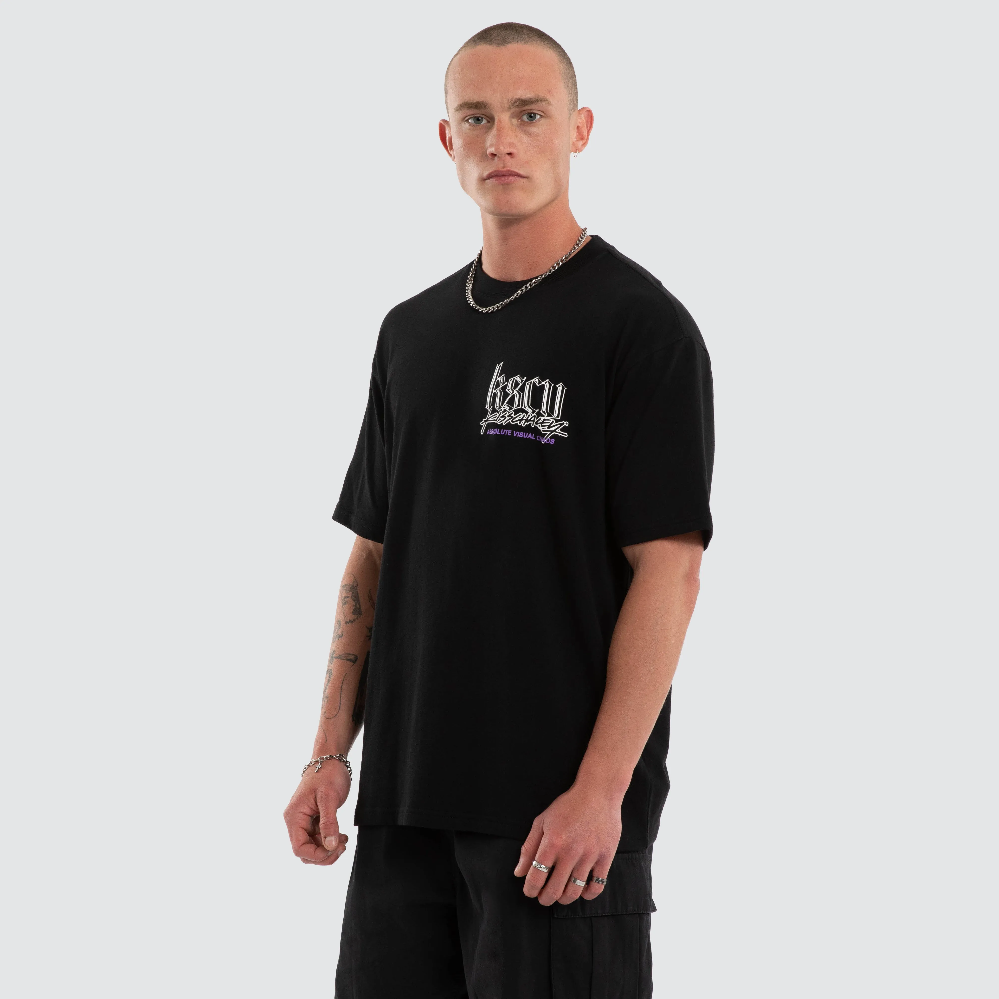 Absolute Box Fit Tee Jet Black sold by Neverland product image thumbnail 3