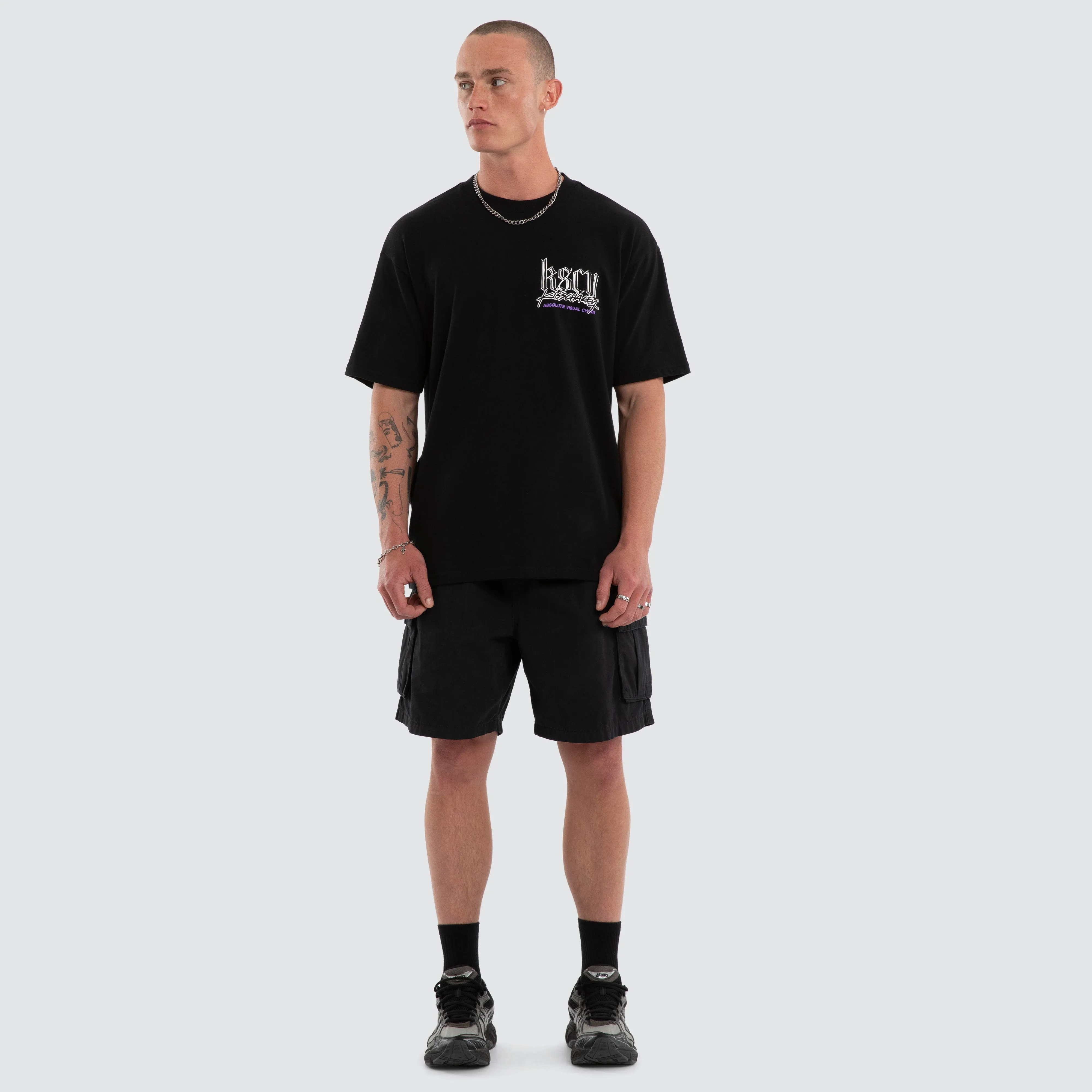 Absolute Box Fit Tee Jet Black sold by Neverland product image thumbnail 2