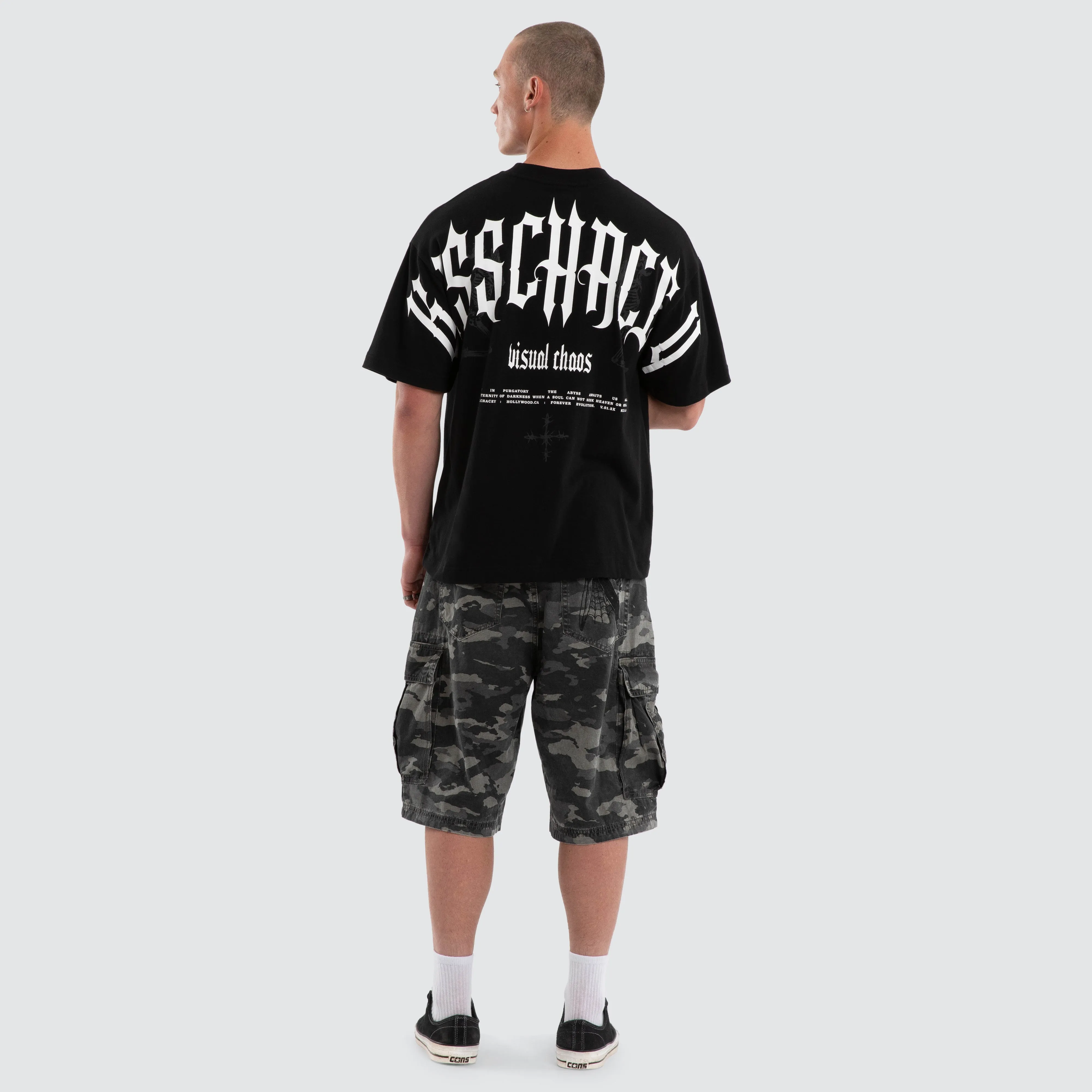 Seek Heaven Street Tee Jet Black sold by Neverland product image thumbnail 5