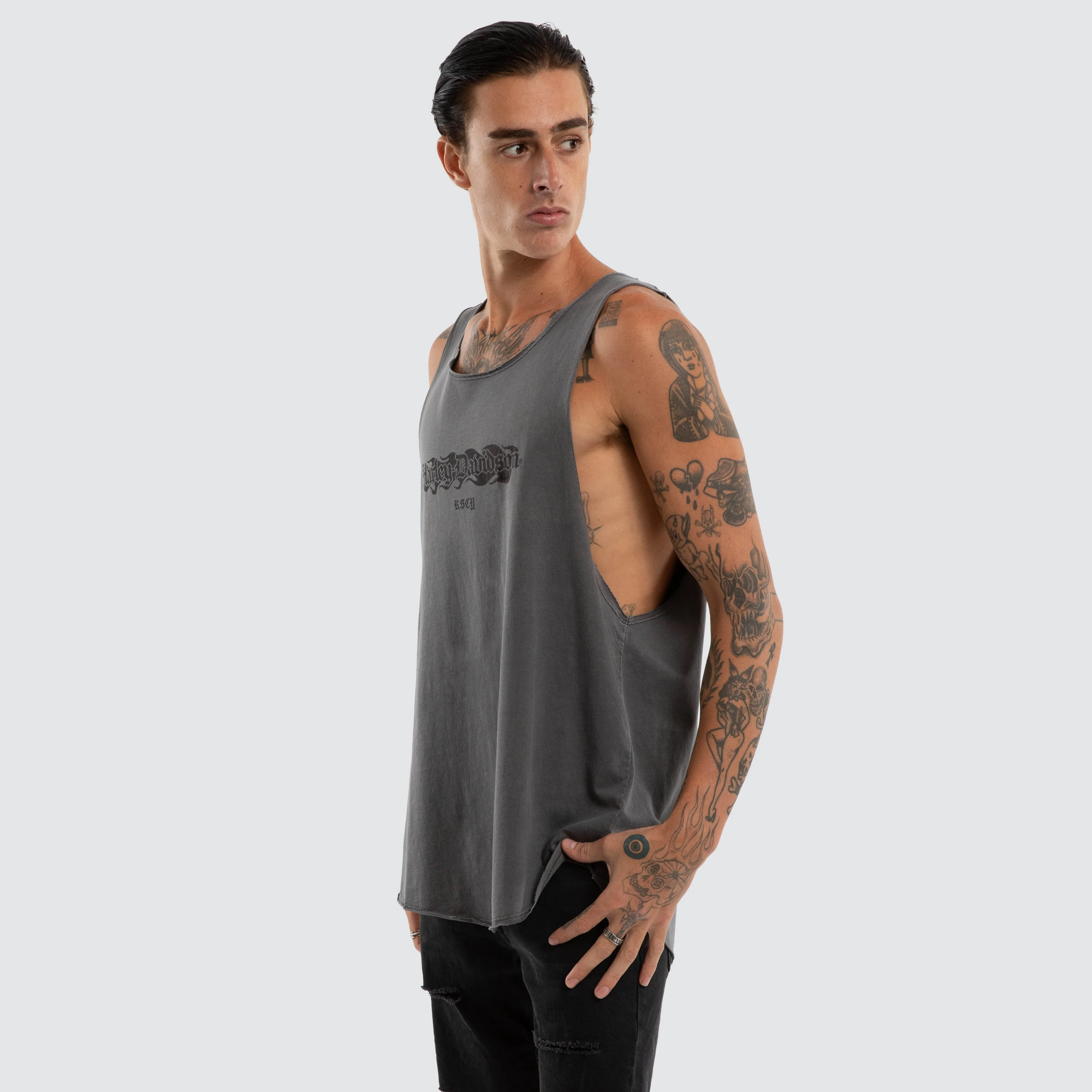 Hopper Dual Curved Muscle Pigment Charcoal sold by Neverland product image thumbnail 5