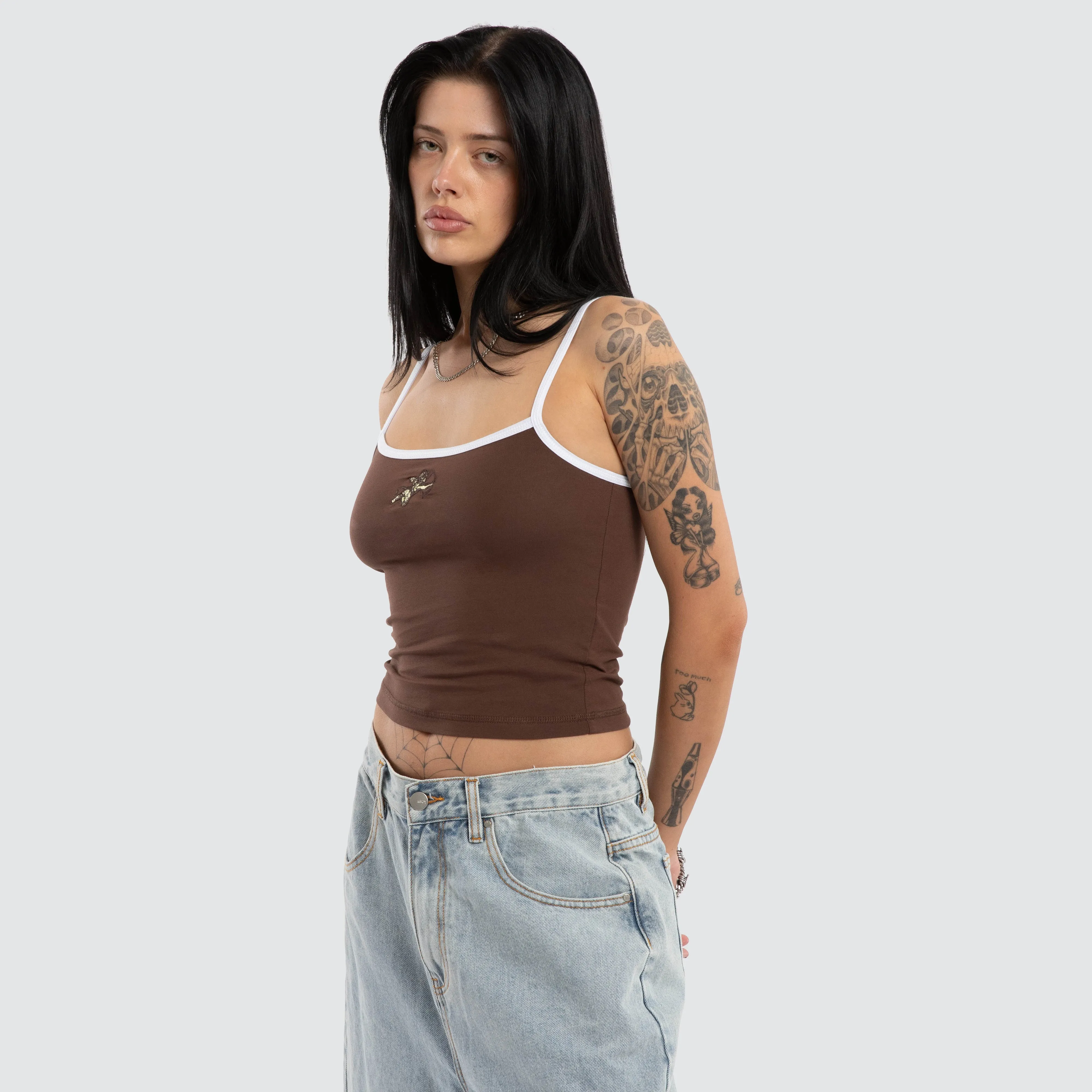 Cherub 00s Singlet Dark Chocolate sold by Neverland product image thumbnail 3