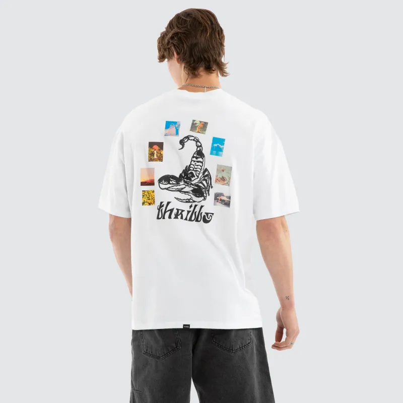 Chaotic State Box Fit Tee White sold by Neverland