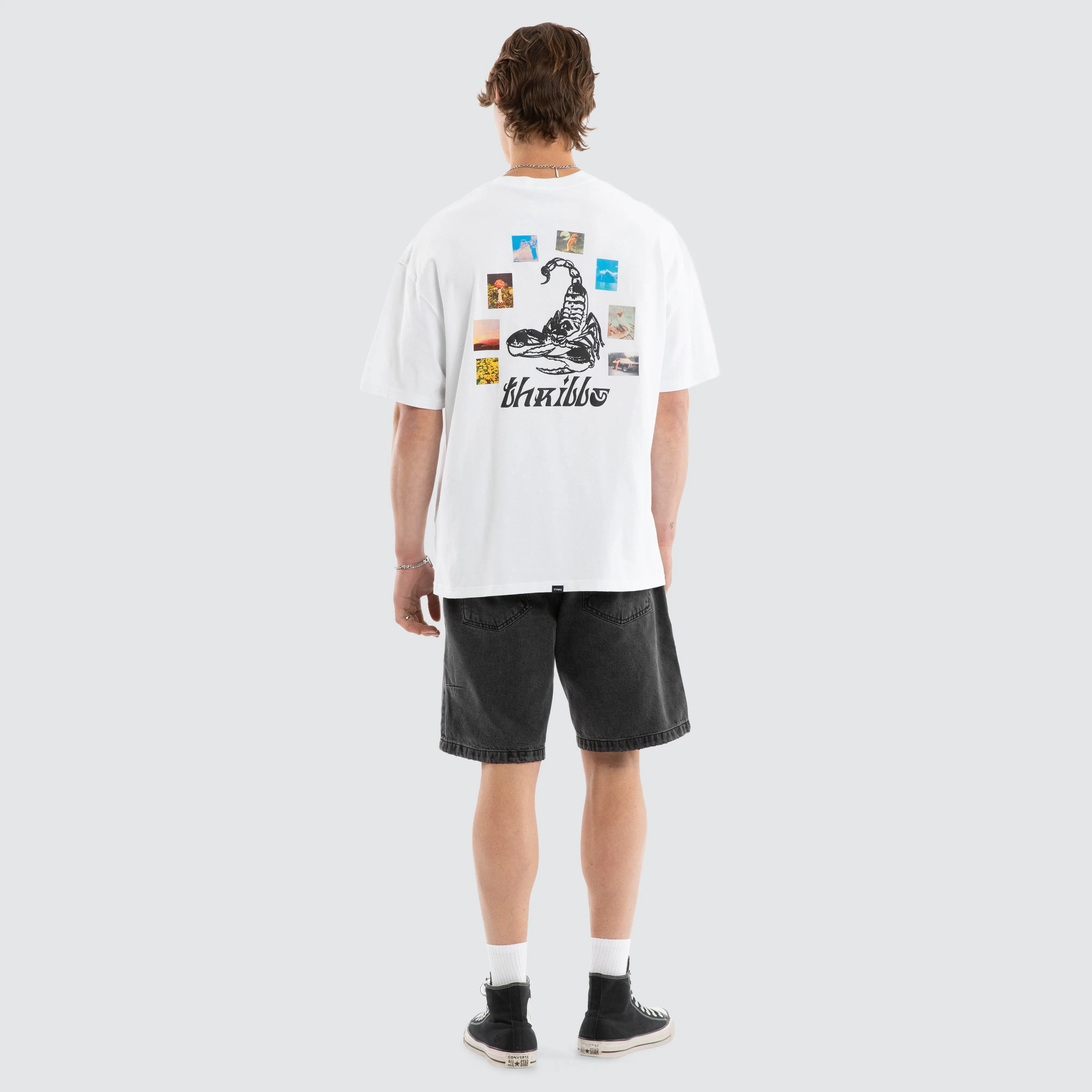 Chaotic State Box Fit Tee White sold by Neverland product image thumbnail 3