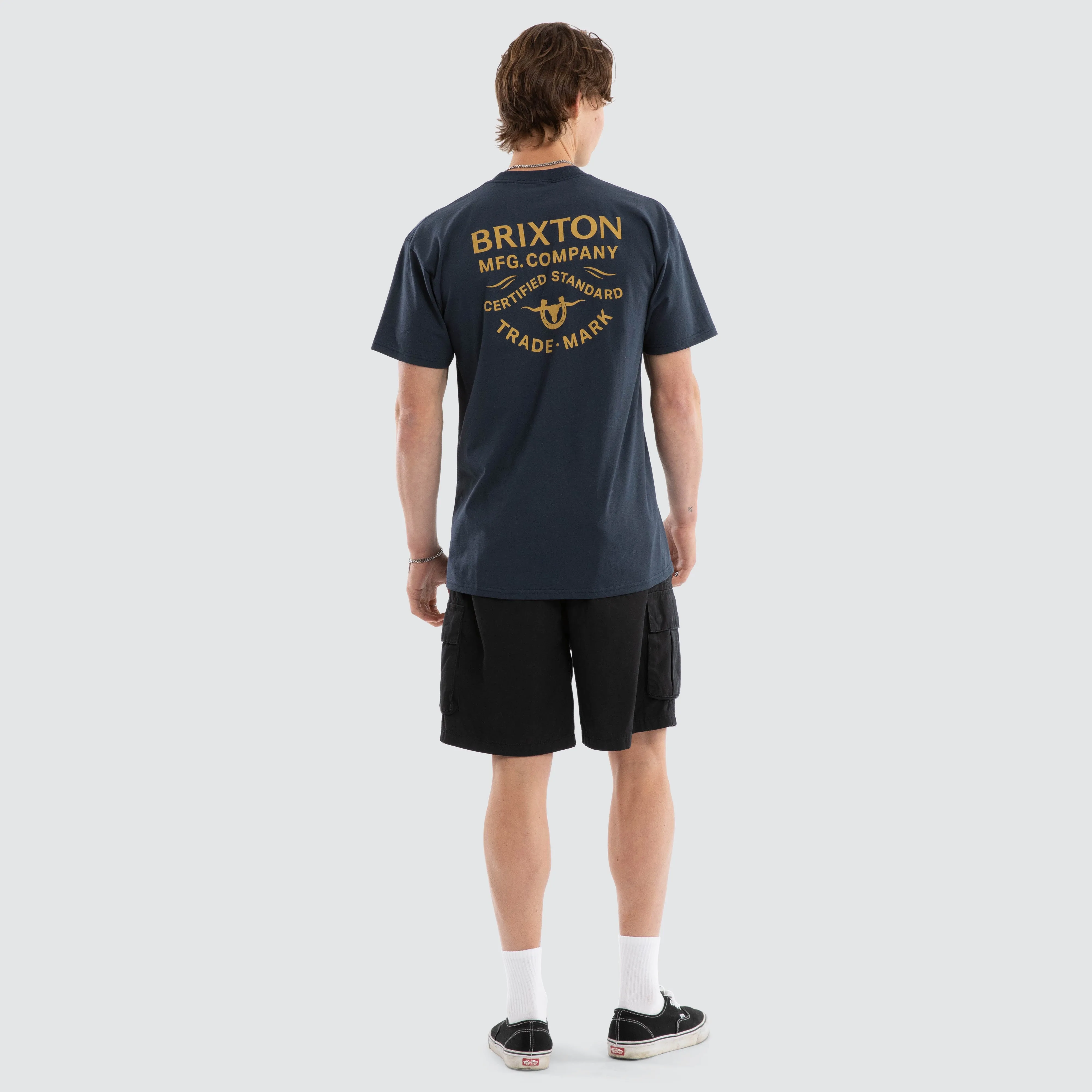 Stacked Short Sleeve Tee Navy sold by Neverland product image thumbnail 5