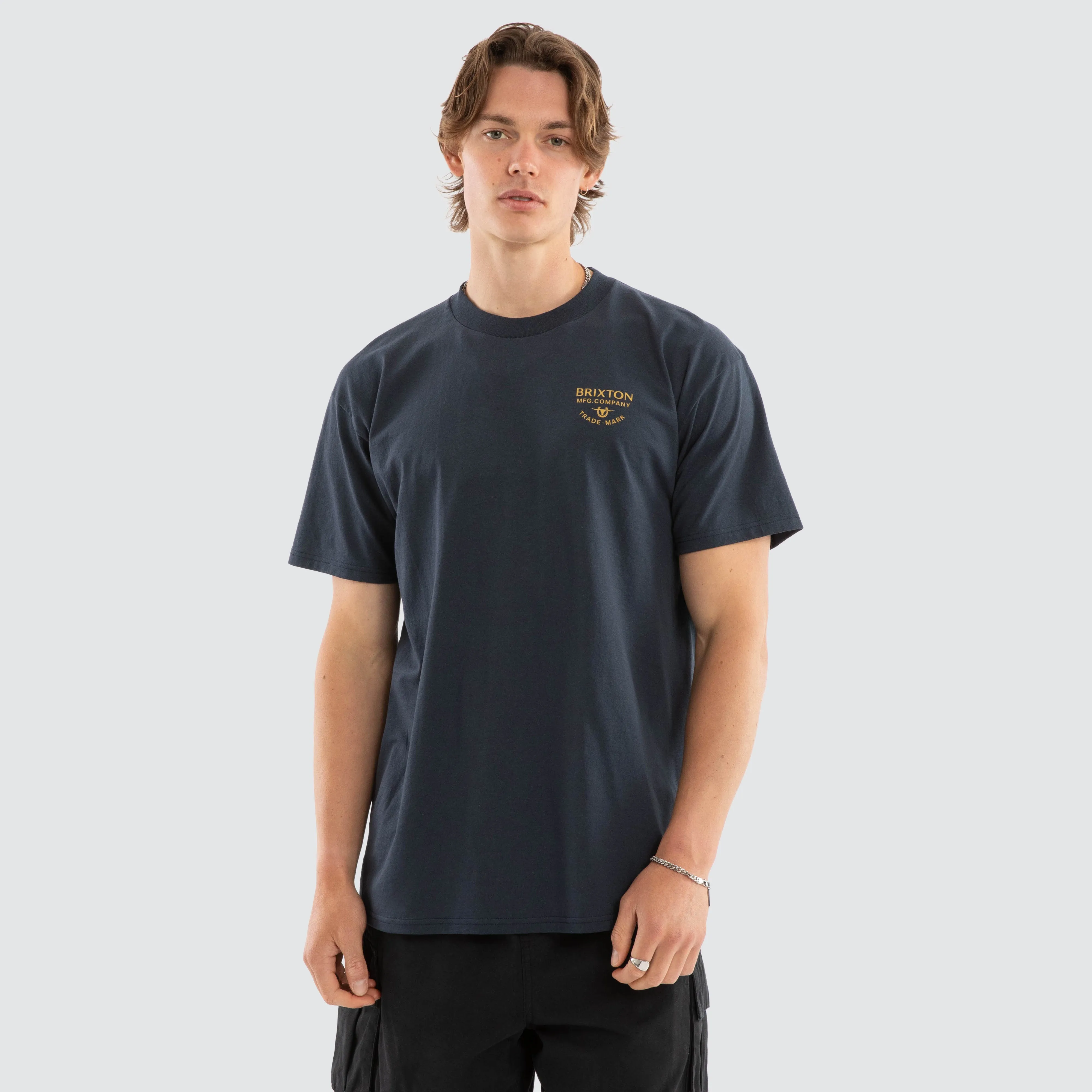 Stacked Short Sleeve Tee Navy sold by Neverland product image thumbnail 3