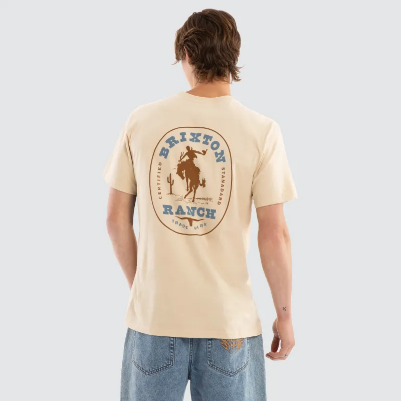 Rusty Short Sleeve Tee Cream sold by Neverland