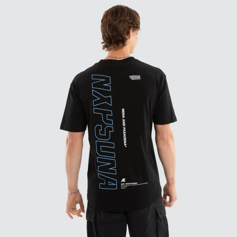 Charge Box Fit Scoop Tee Jet Black sold by Neverland