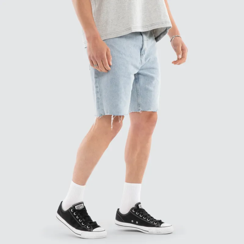Bones Raw Denim Short Blue sold by Neverland