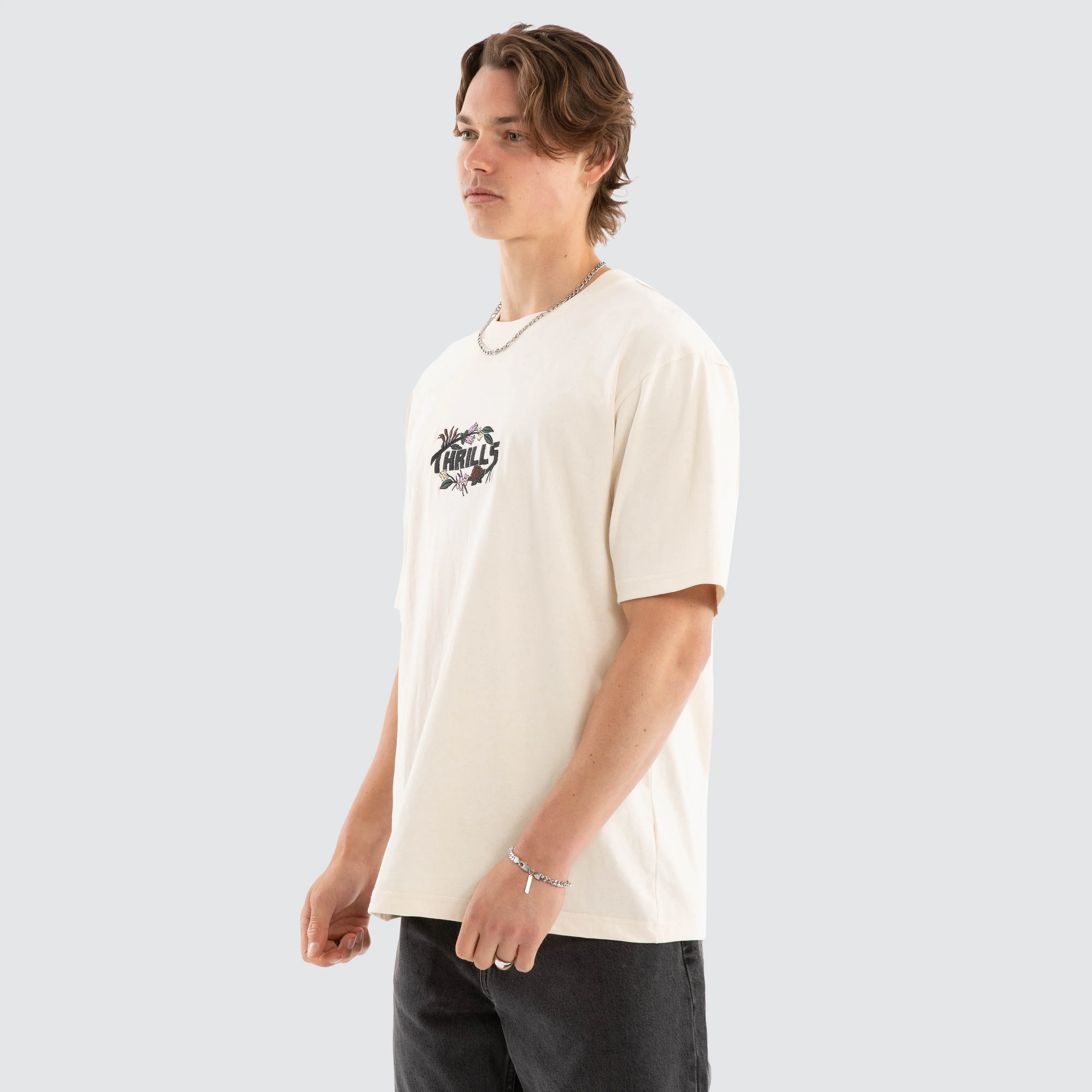 Beauty Around Us Oversize Tee Unbleached sold by Neverland product image thumbnail 5