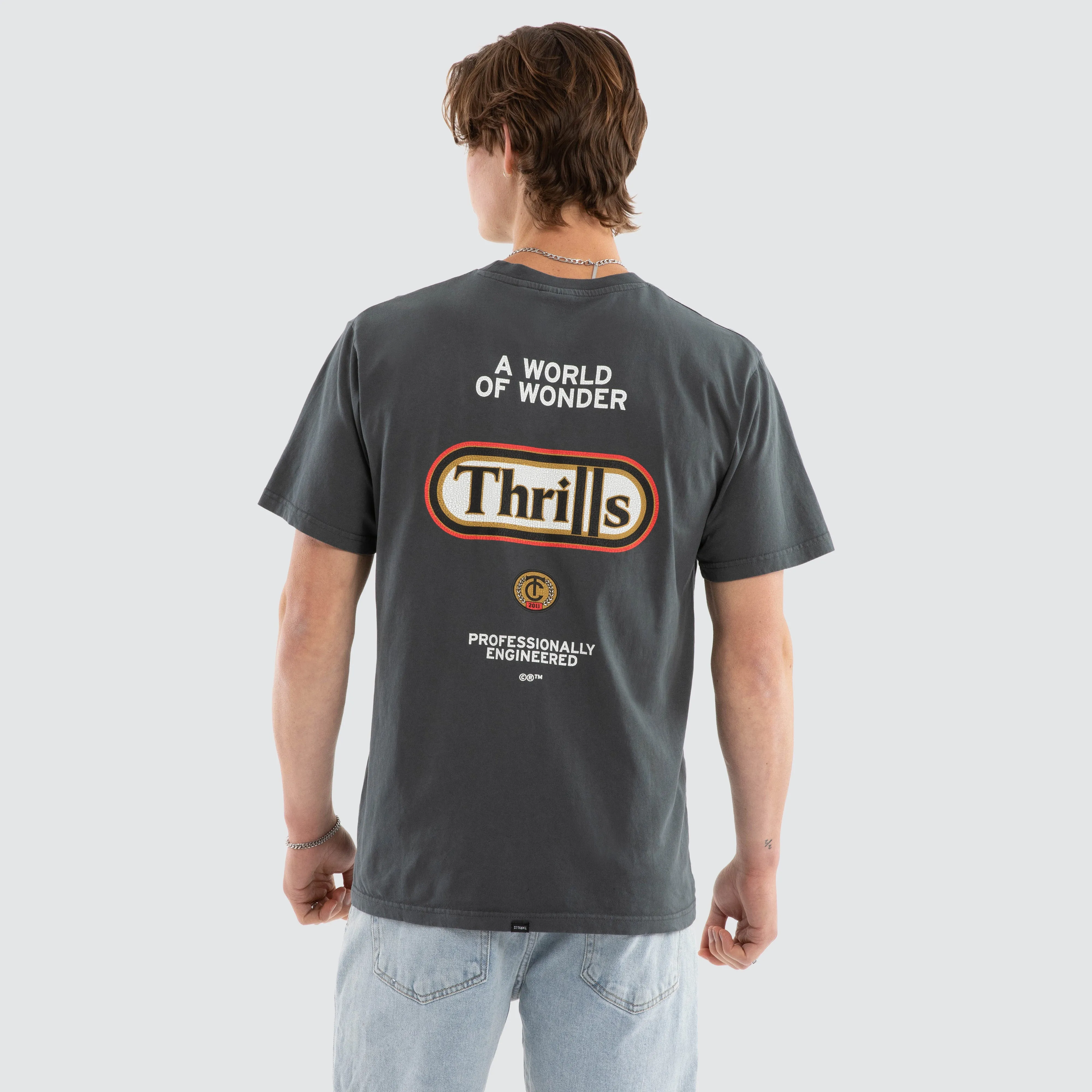 Wonder World Merch Fit Tee Ebony sold by Neverland product image thumbnail 4