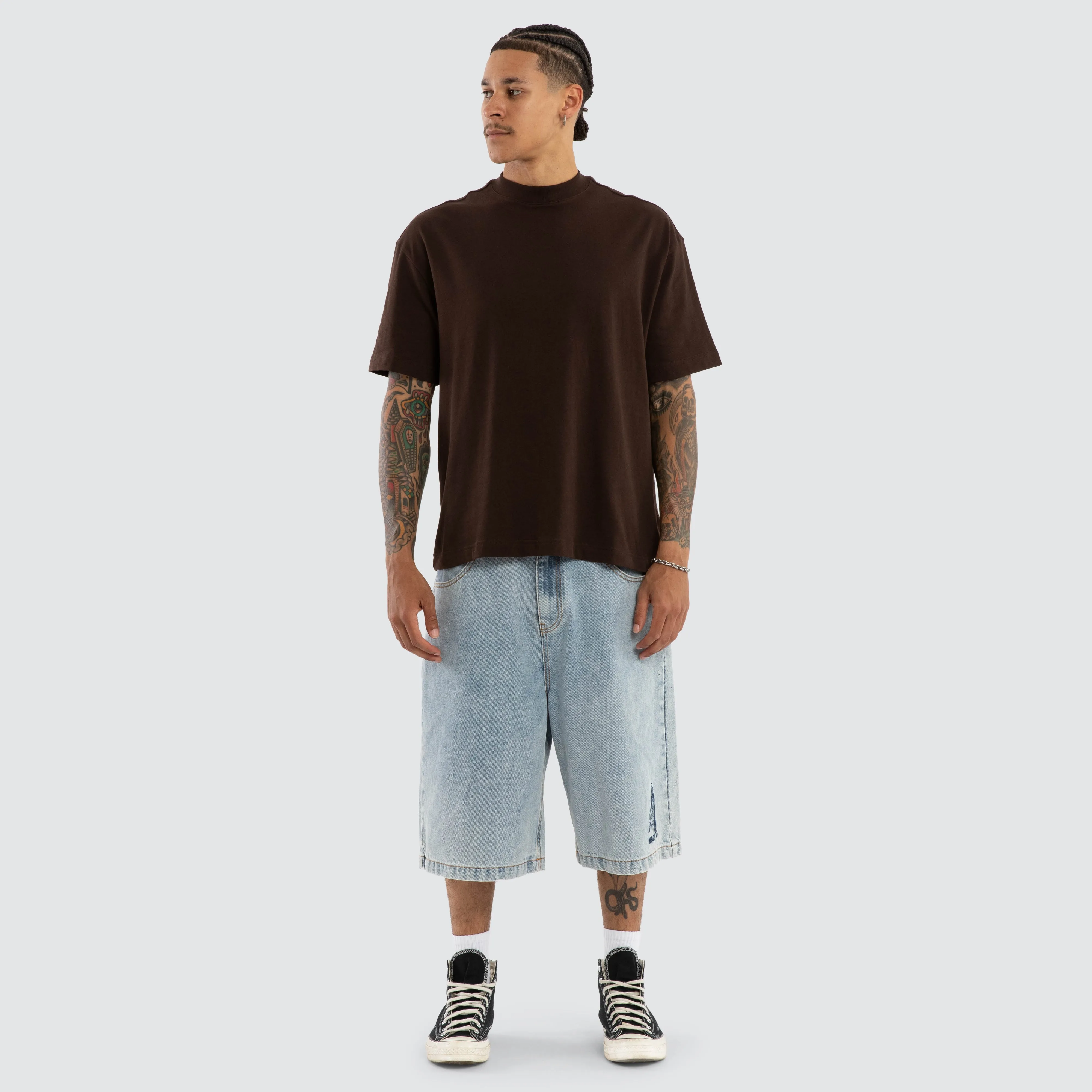 Havre Street Tee Dark Chocolate sold by Neverland product image thumbnail 3