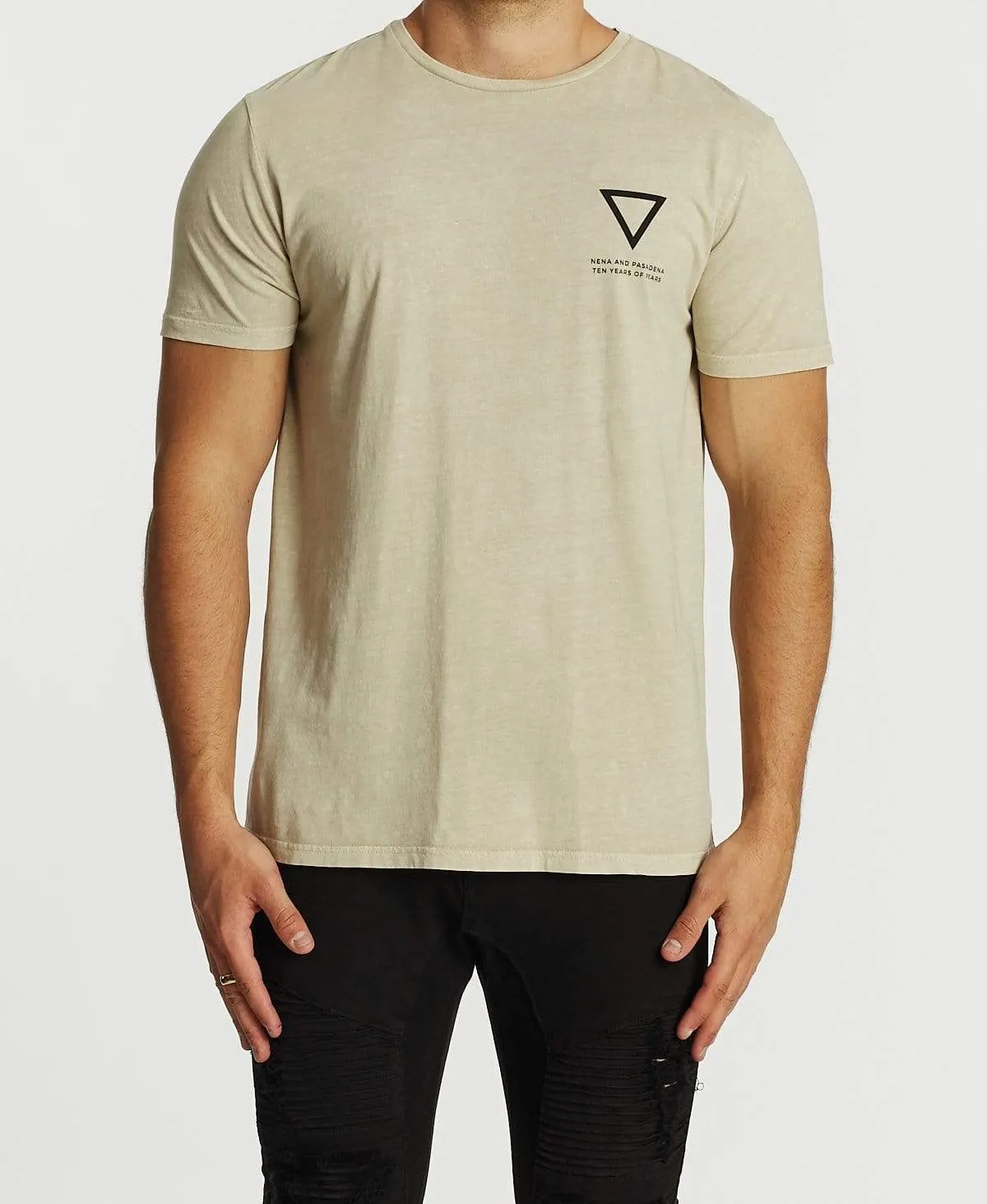 Numbers Cape Back T-Shirt Acid Sand sold by Neverland