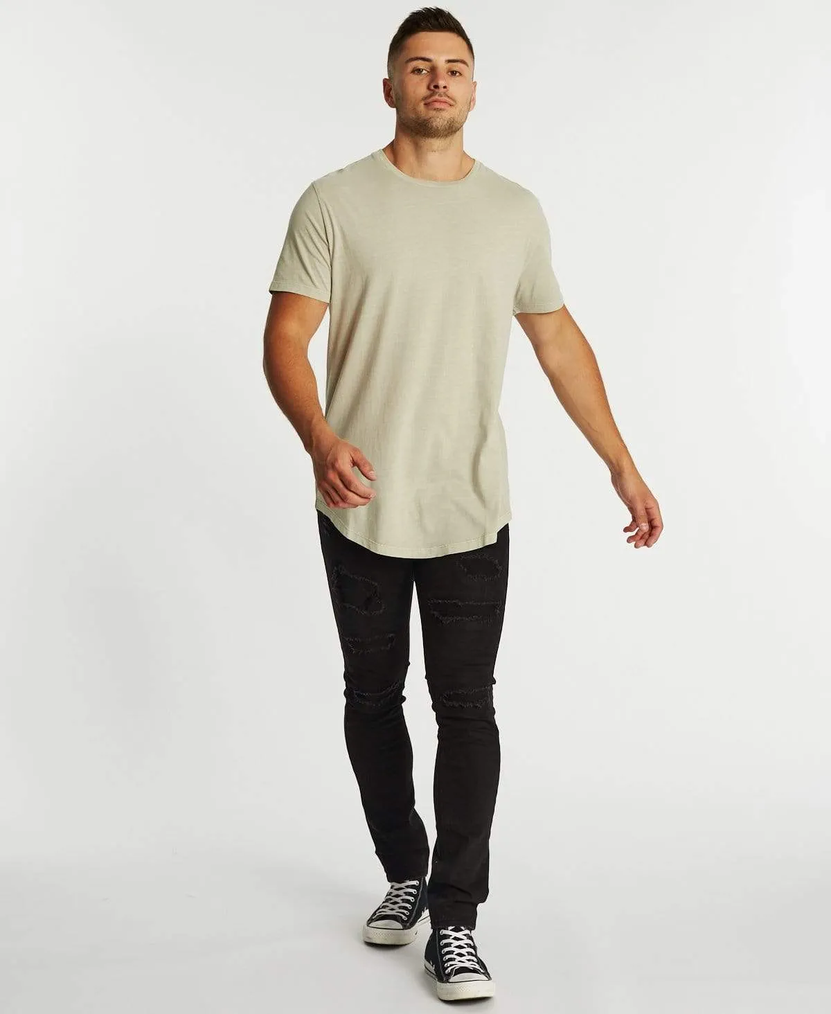 Higher Baseball T-Shirt Pigment Stone sold by Neverland product image thumbnail 4