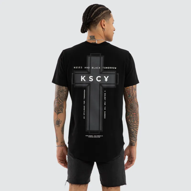 Judgement Dual Curved Tee Jet Black made by Neverland
