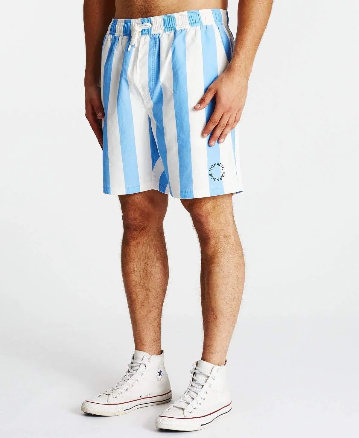 Set Sail Beach Shorts Blue Stripe sold by Neverland product image thumbnail 3