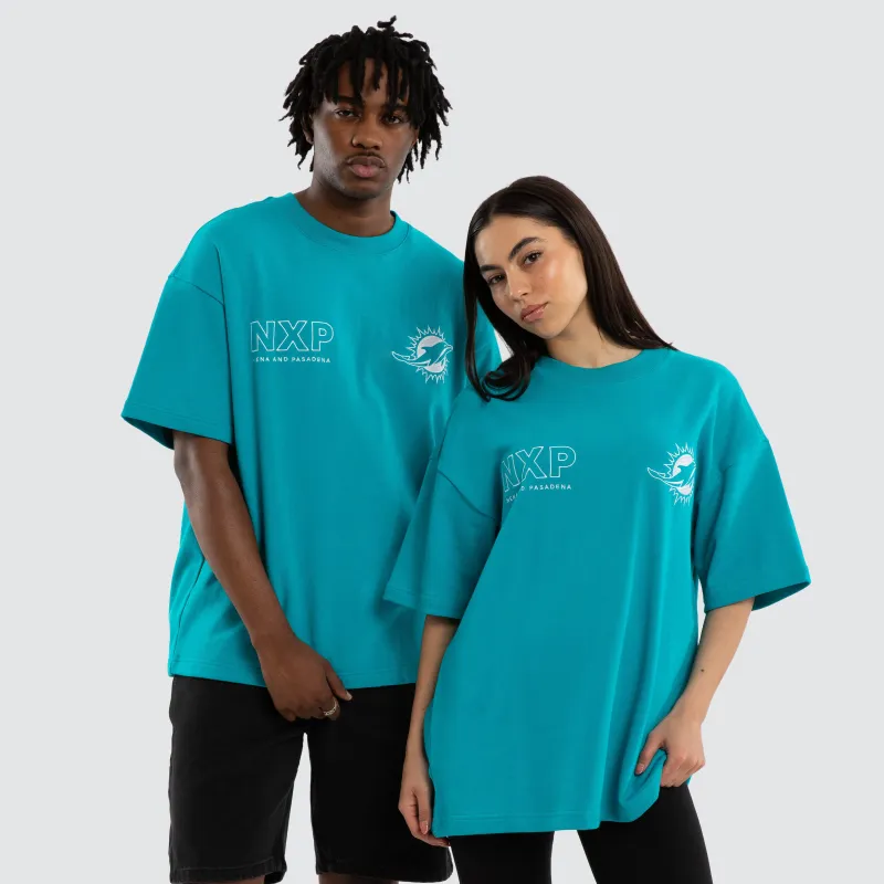 Miami Dolphins NFL Positions Tee Aqua sold by Neverland
