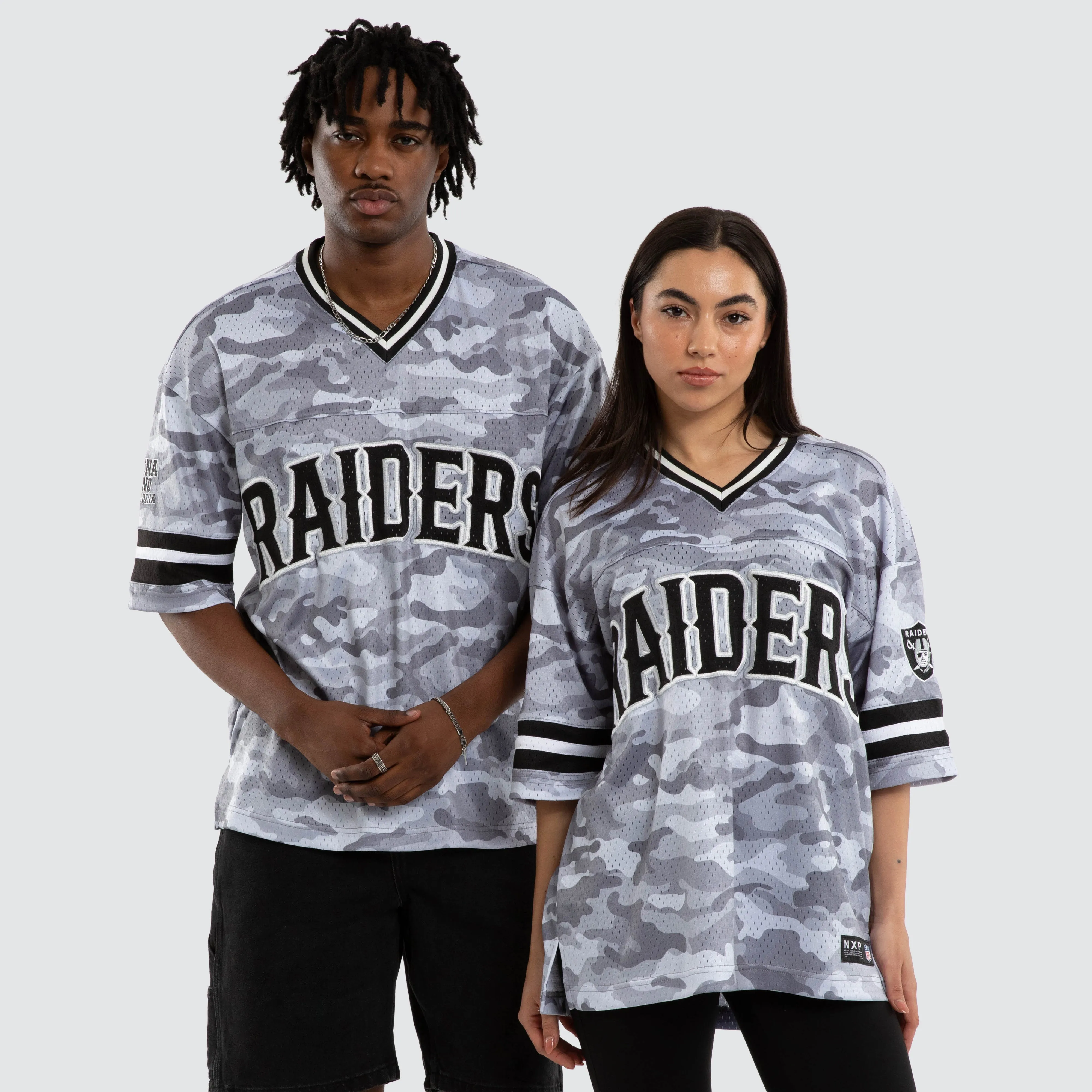 Las Vegas Raiders NFL Raiders Brady Jersey Snow Camo sold by Neverland