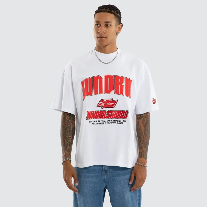 Drivetrain Heavy Weight Tee White sold by Neverland