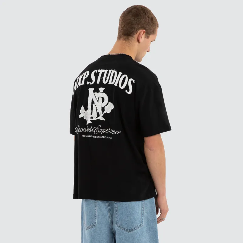 Conquer Raptor Tee Jet Black sold by Neverland