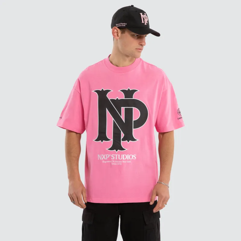 Preach Raptor Tee Pink made by Nena and Pasadena
