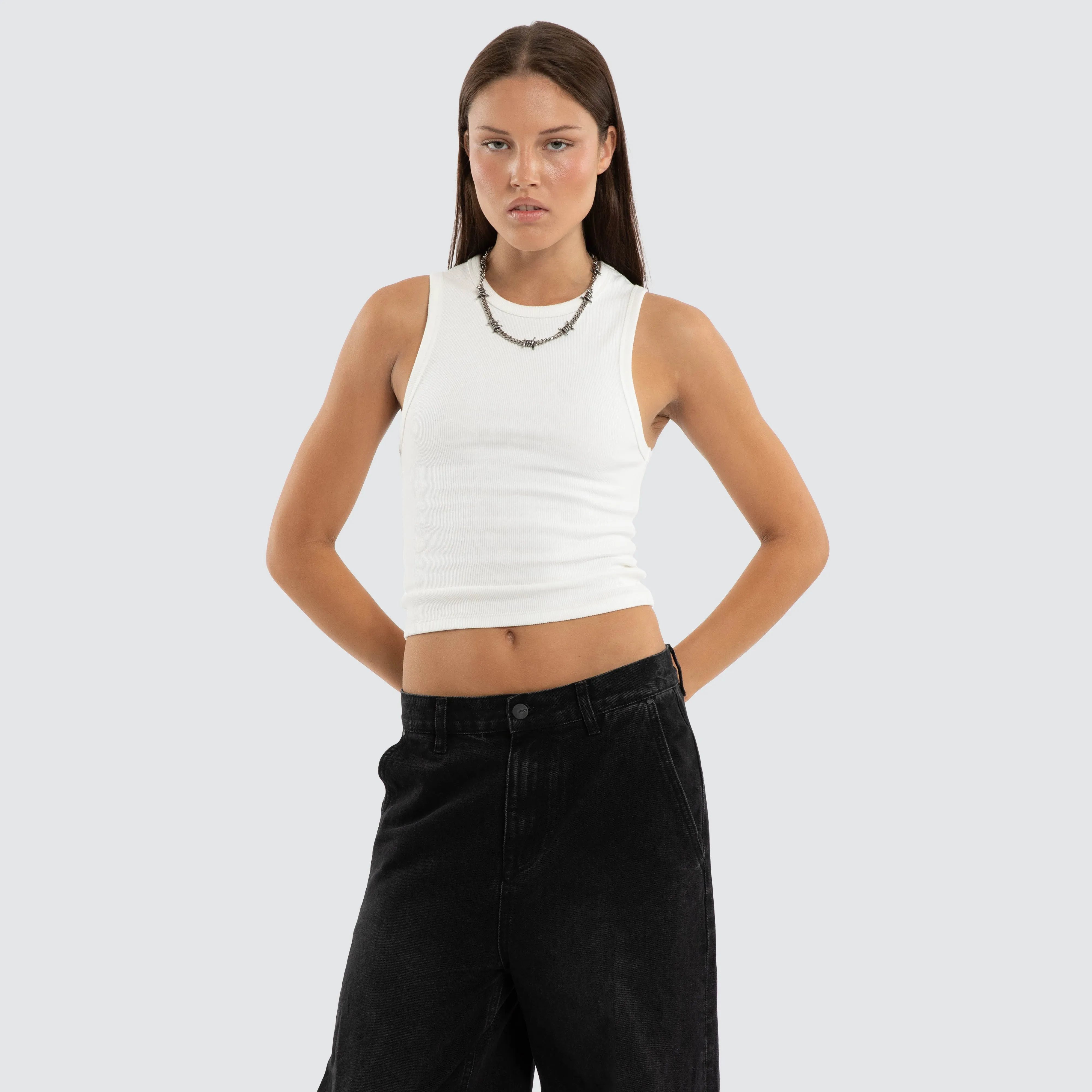 Marais Rib Tank Natural White sold by Neverland