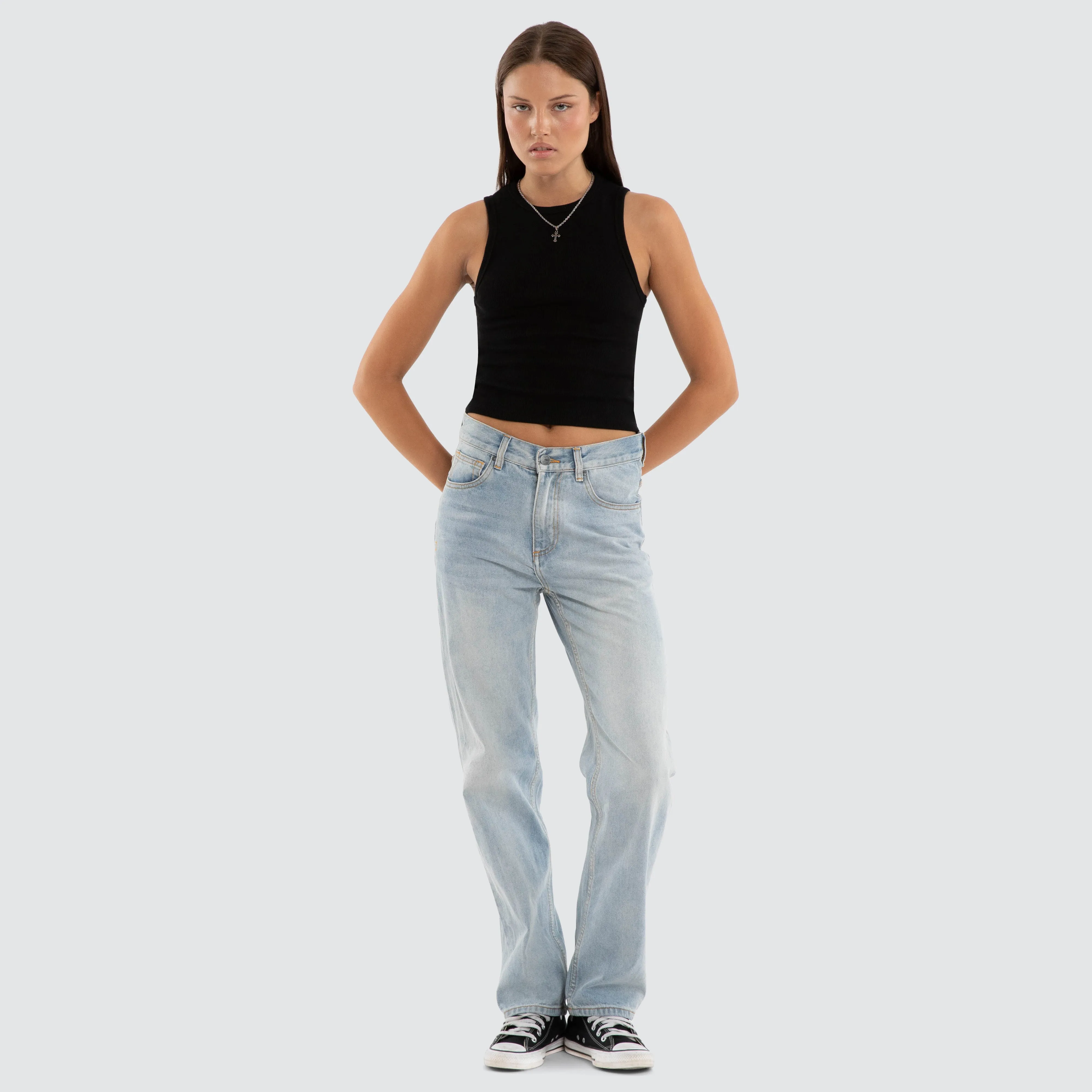Marais Rib Tank Jet Black sold by Neverland product image thumbnail 5