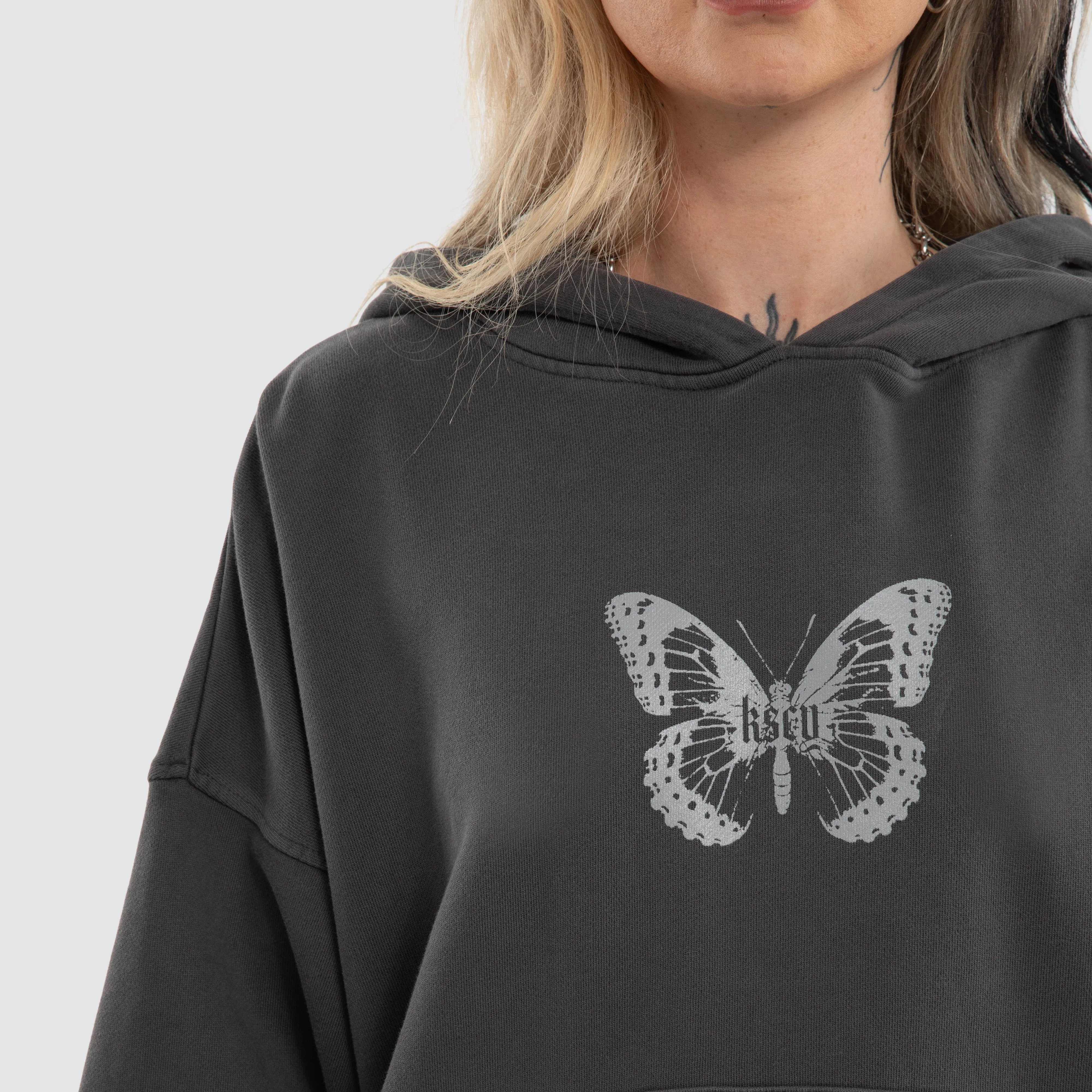 Luna Balloon Hoodie Pigment Asphalt sold by Neverland product image thumbnail 5