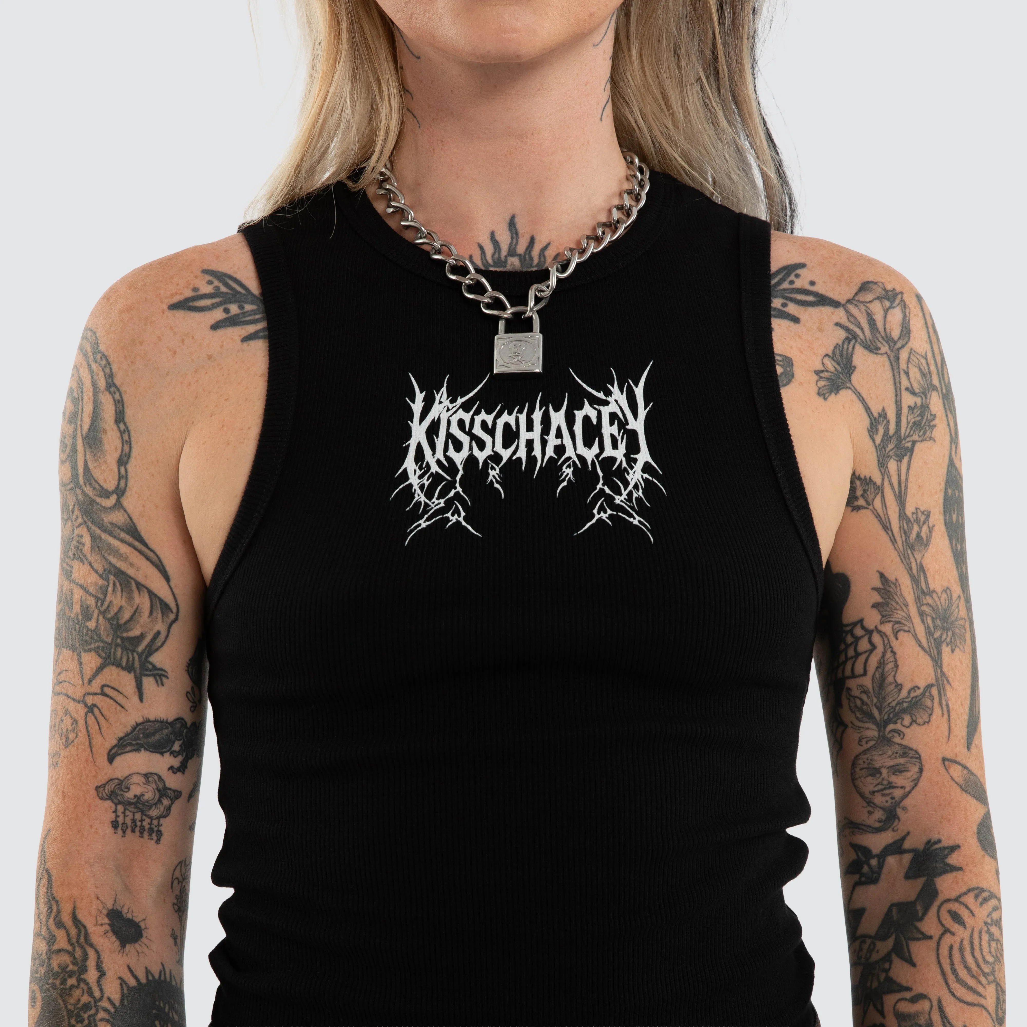 Iris Rib Tank Jet Black sold by Neverland product image thumbnail 5