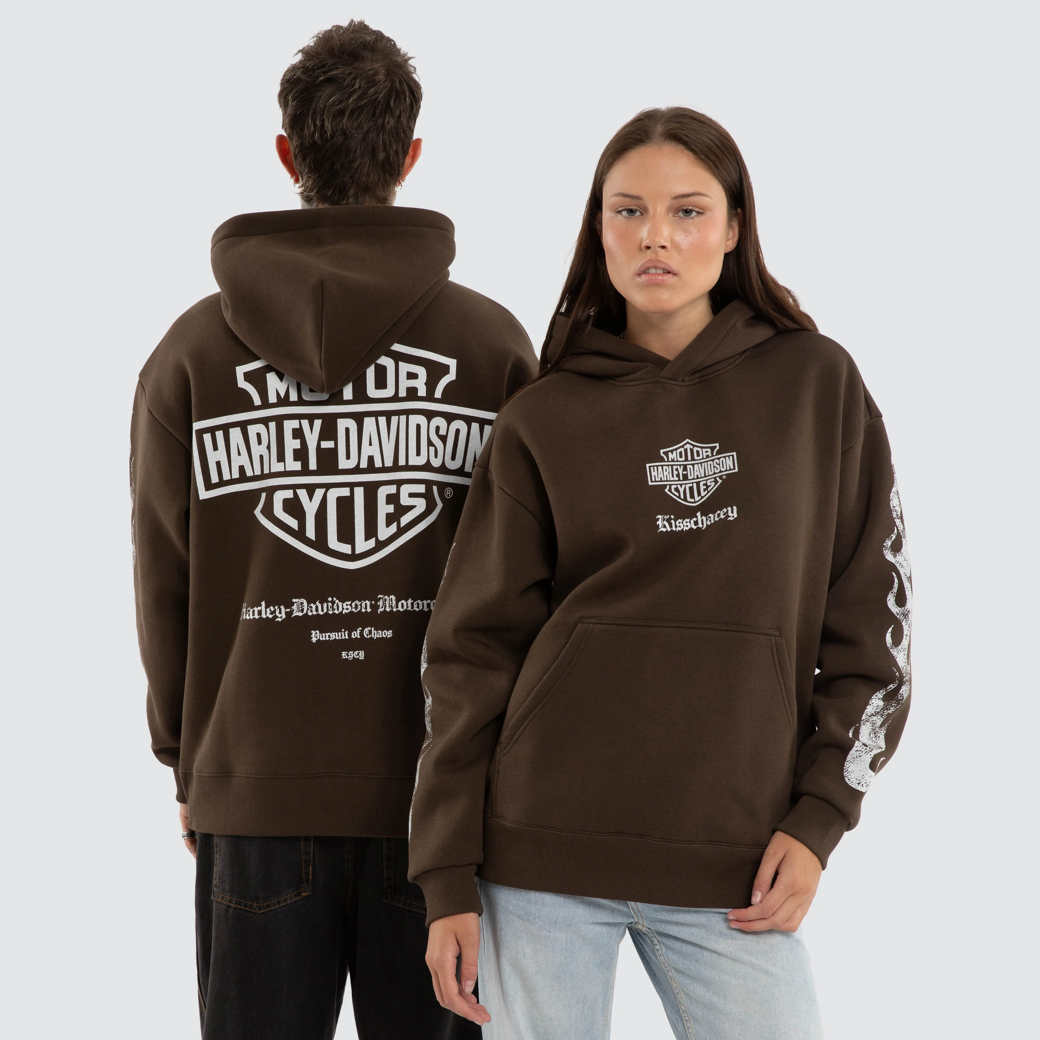 Freedom Relaxed Hoodie Slate Brown sold by Neverland