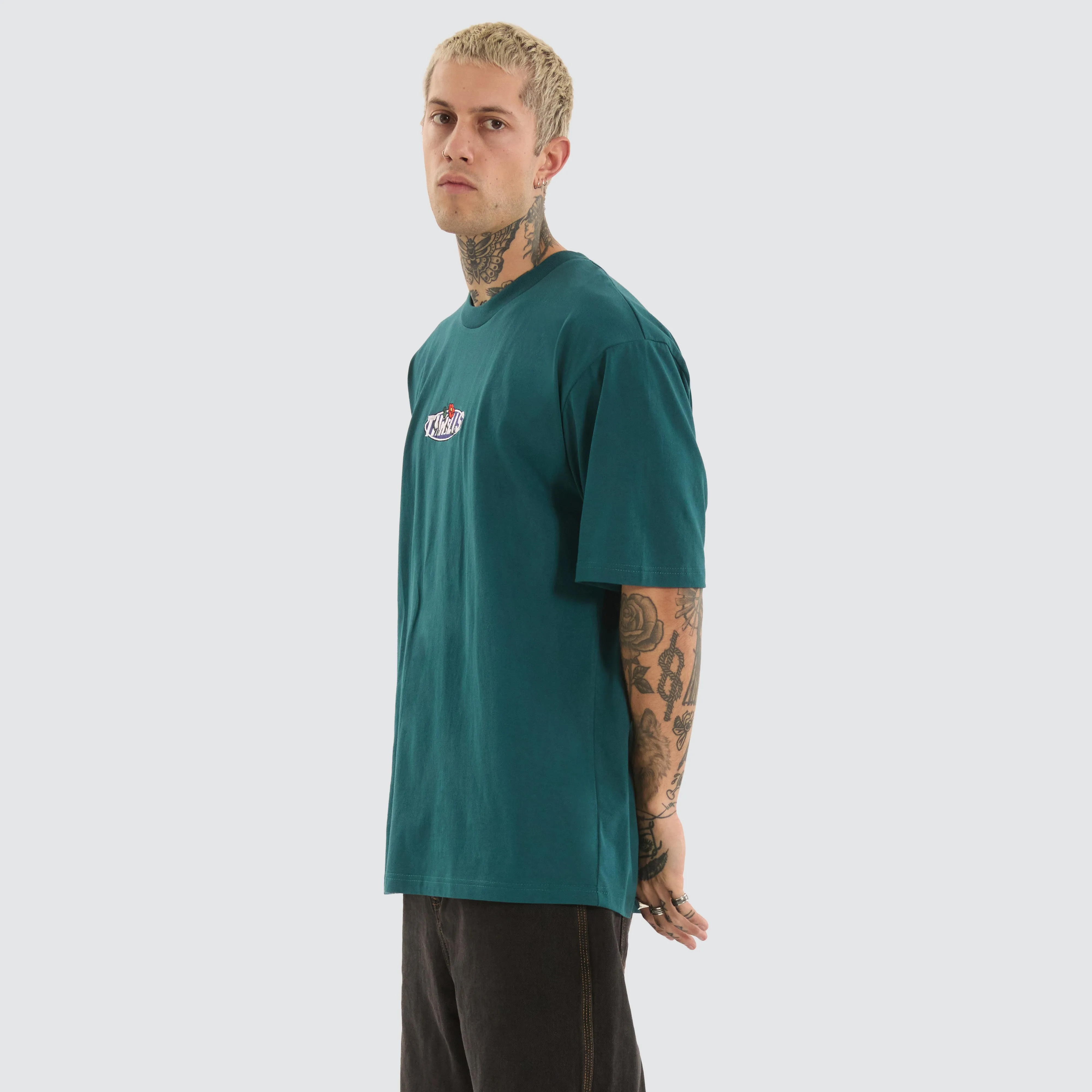 Painless Oversize Fit Tee Atlantic Deep sold by Neverland product image thumbnail 4