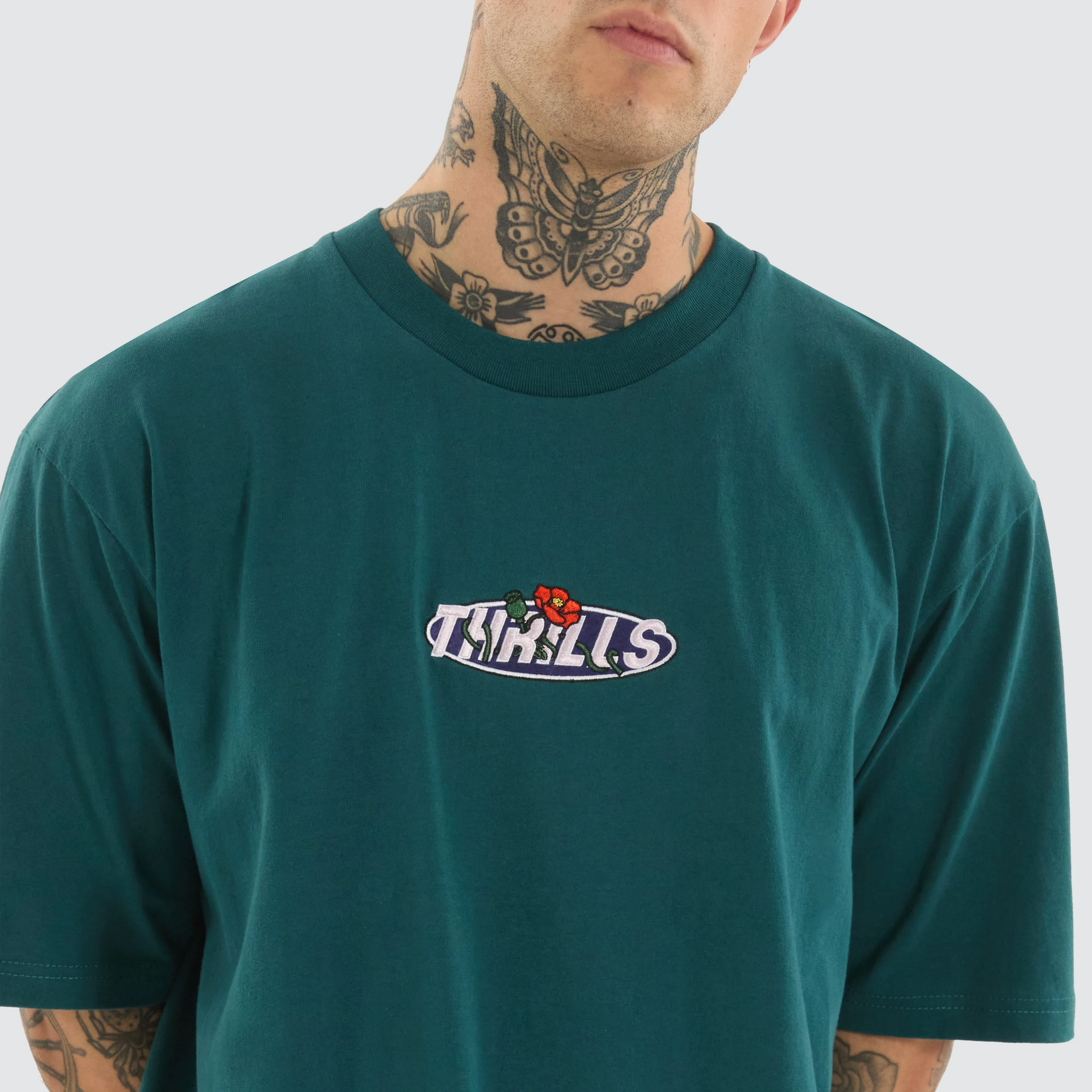 Painless Oversize Fit Tee Atlantic Deep sold by Neverland product image thumbnail 2