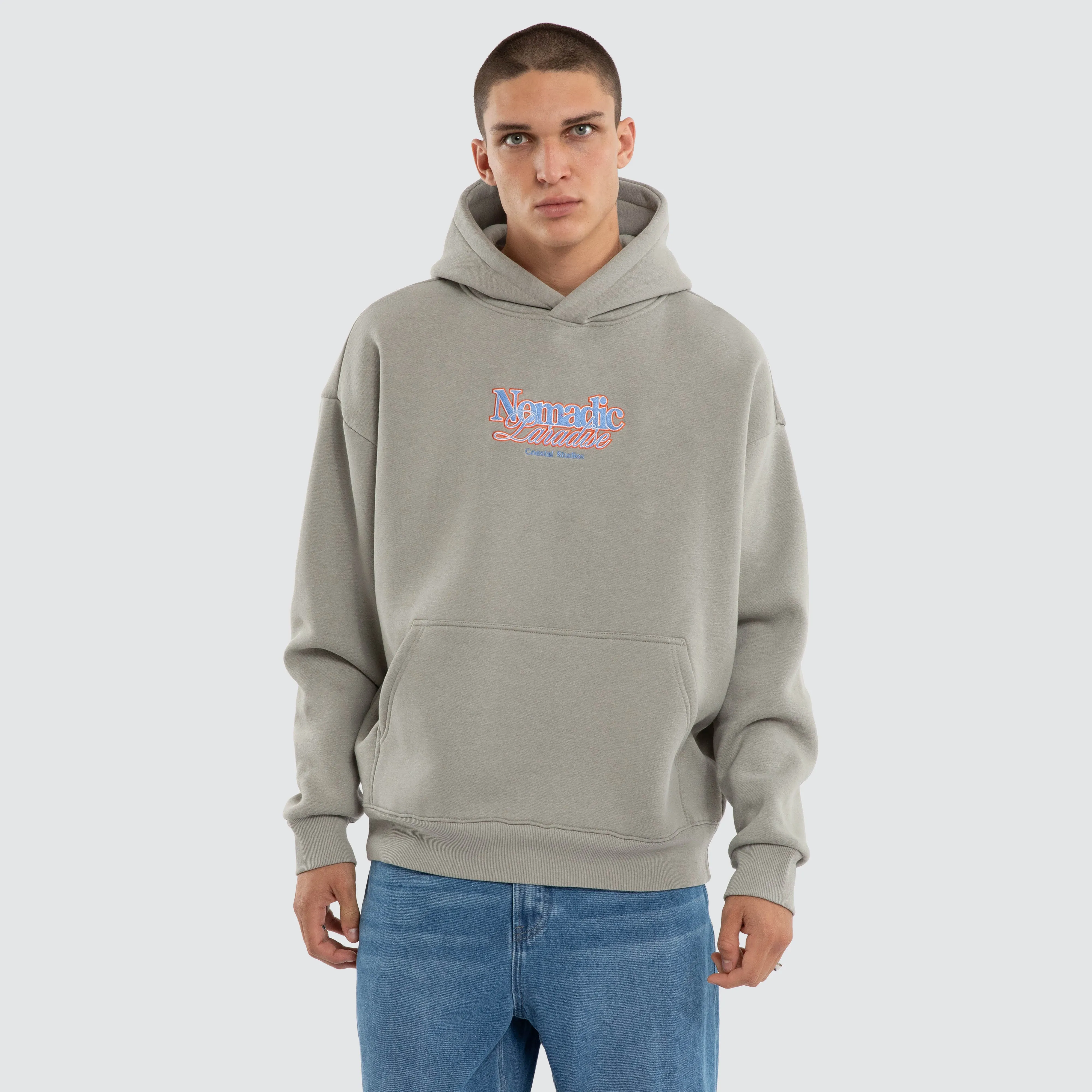 Unwind Oversized Hoodie Wild Dove sold by Neverland