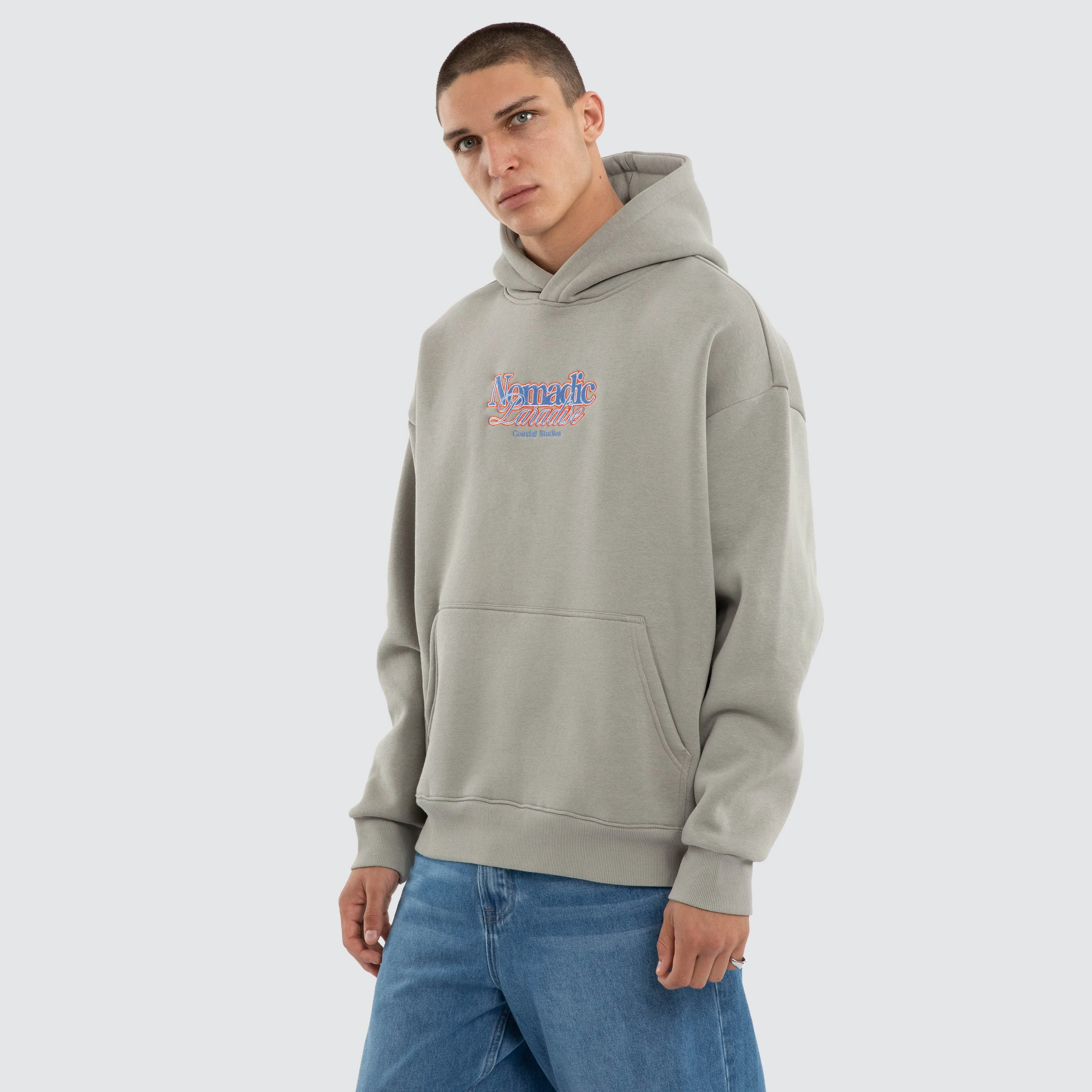 Unwind Oversized Hoodie Wild Dove sold by Neverland product image thumbnail 3