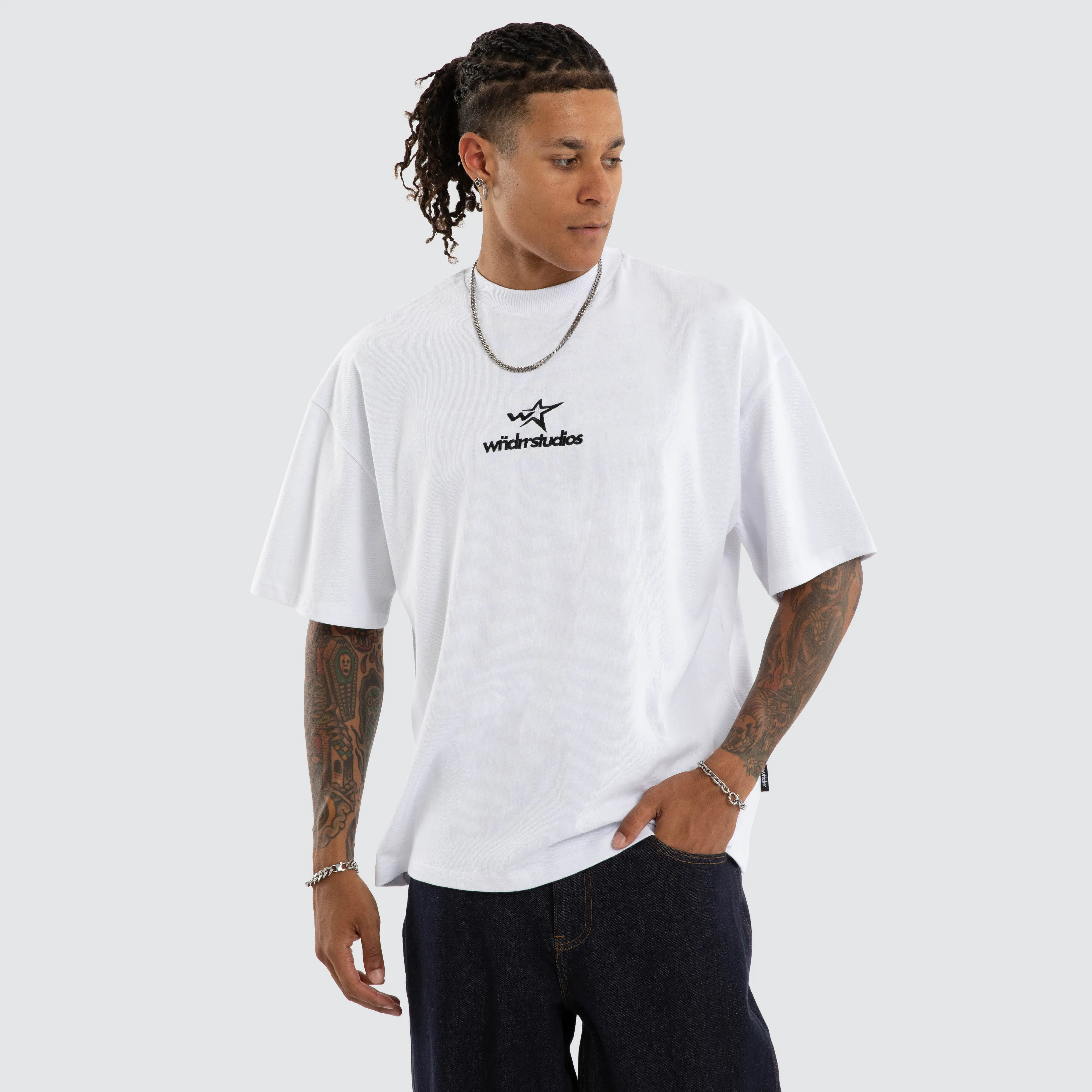 Stxrhaus Heavy Weight Tee White sold by Neverland product image thumbnail 3