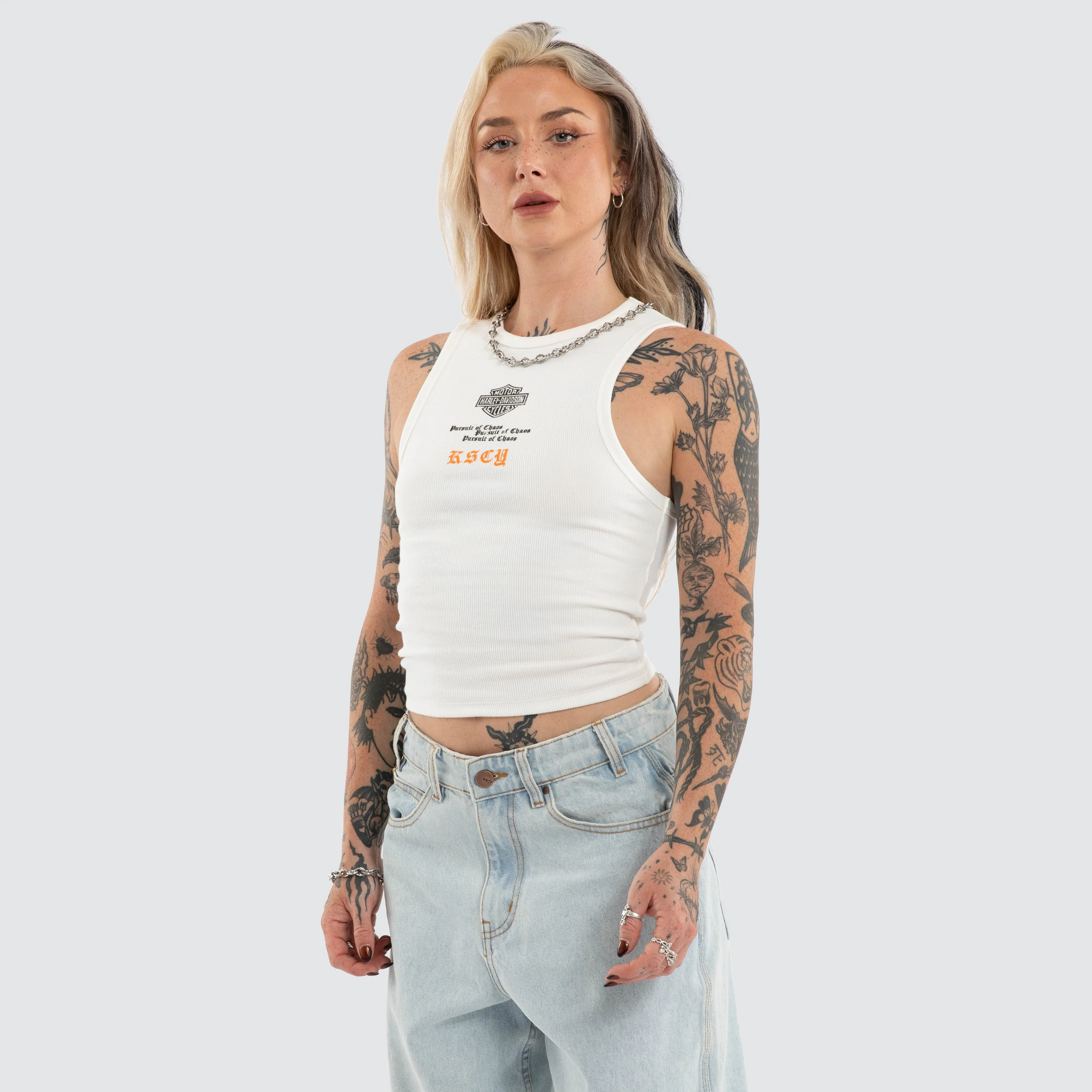 Tune Rib Tank Natural White sold by Neverland product image thumbnail 4