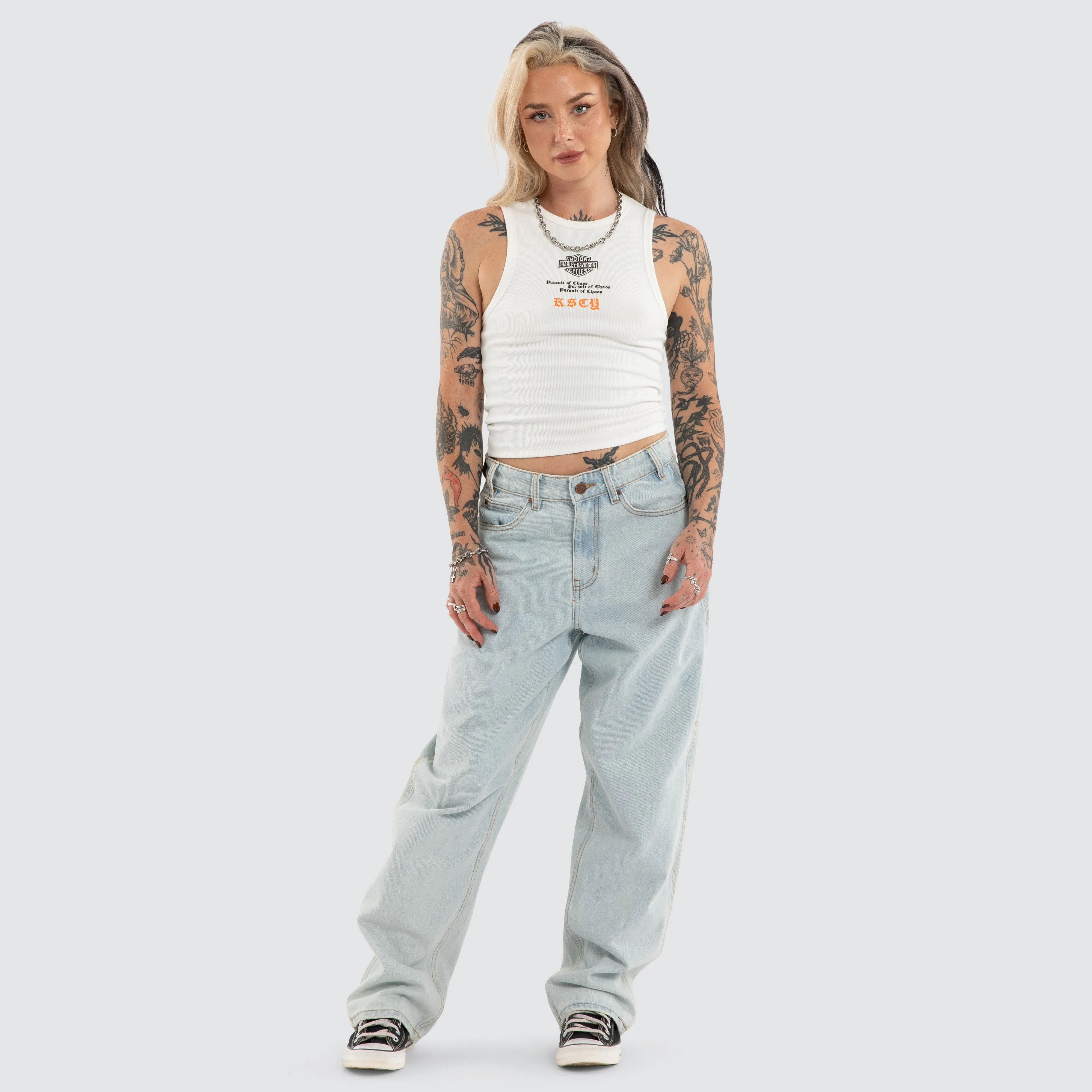 Tune Rib Tank Natural White sold by Neverland product image thumbnail 3