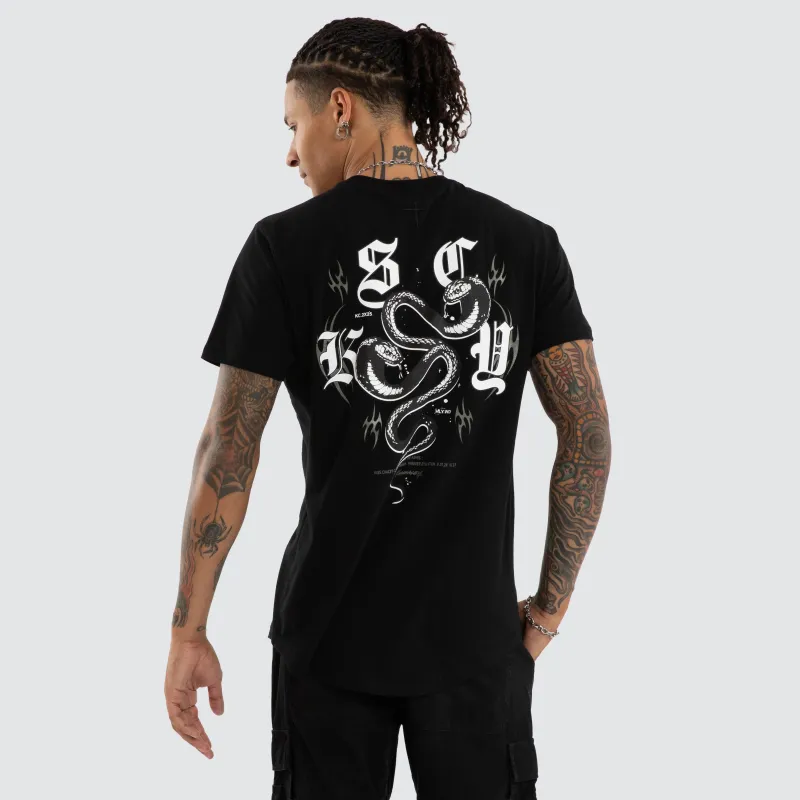 Cobra Dual Curve Tee Jet Black made by Neverland