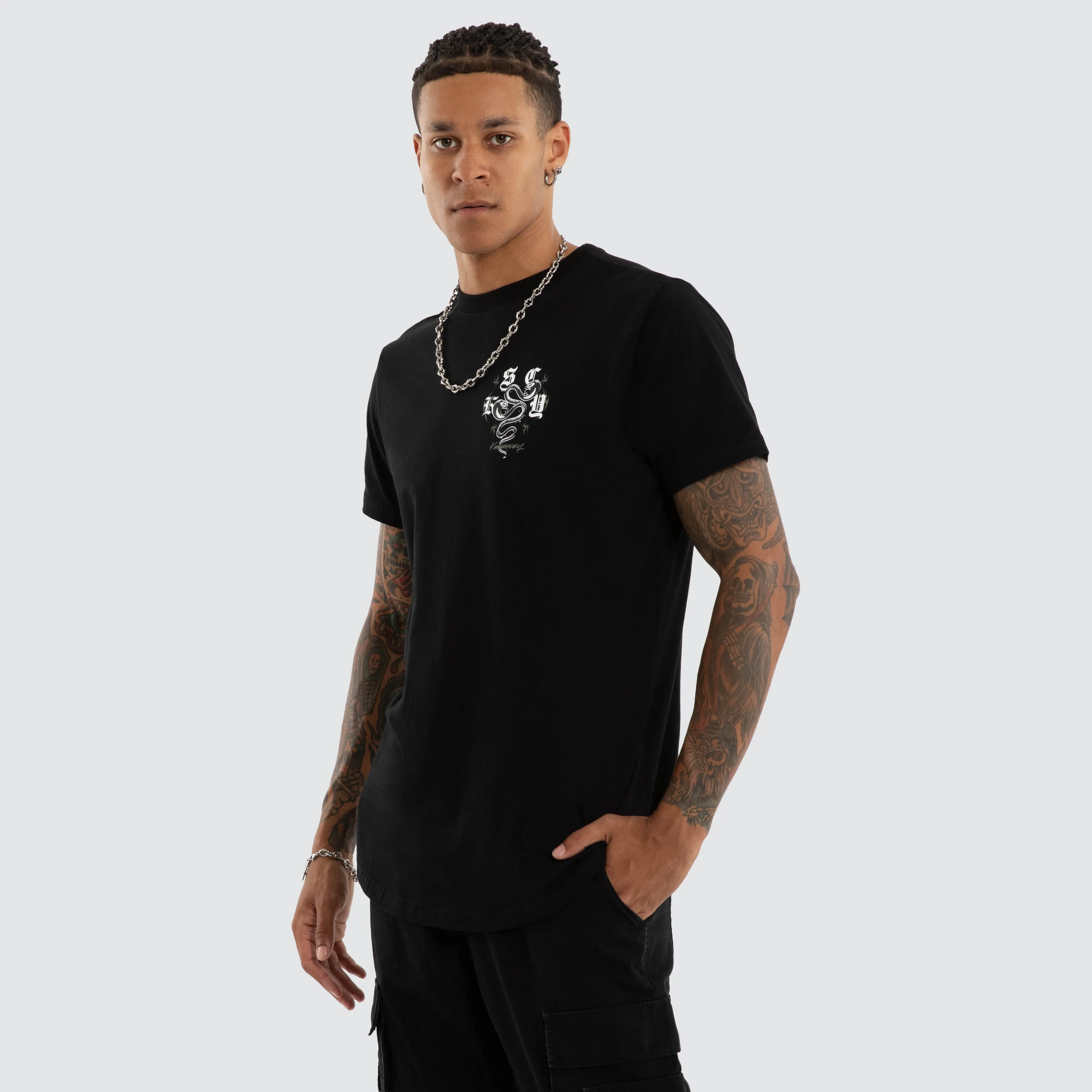 Cobra Dual Curve Tee Jet Black sold by Neverland product image thumbnail 5