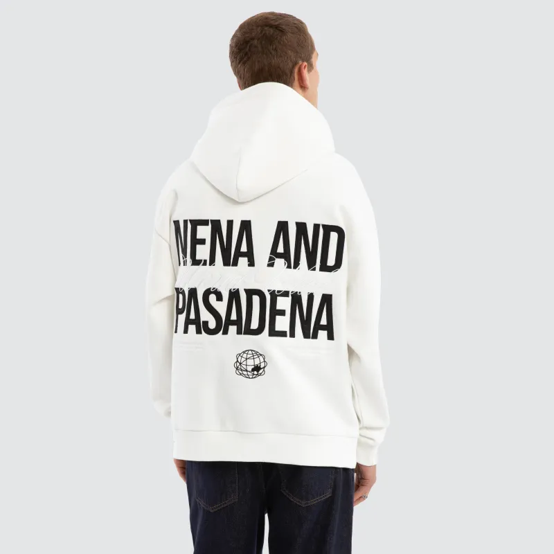 Caution Relaxed Hoodie Natural White sold by Neverland