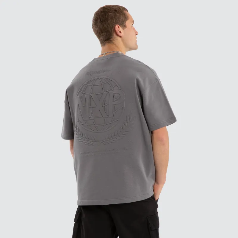 Opus Loopback Raptor Tee Steel Grey sold by Neverland