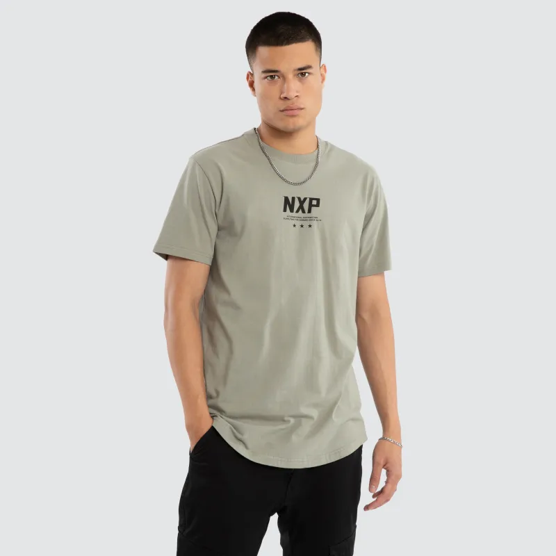 Synergy Dual Curved Tee Shadow sold by Neverland