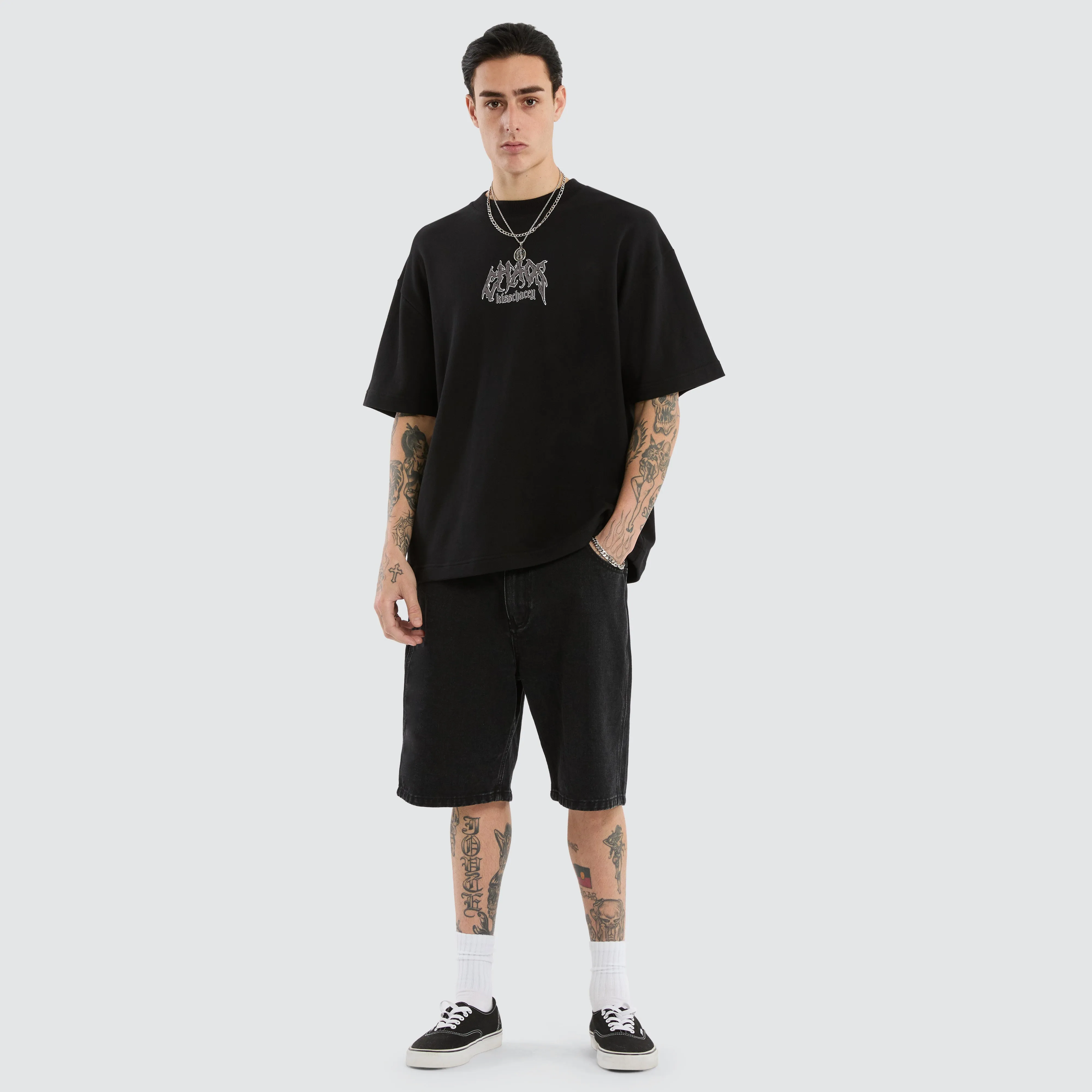 Melt Loopback Street Tee Jet Black sold by Neverland product image thumbnail 2