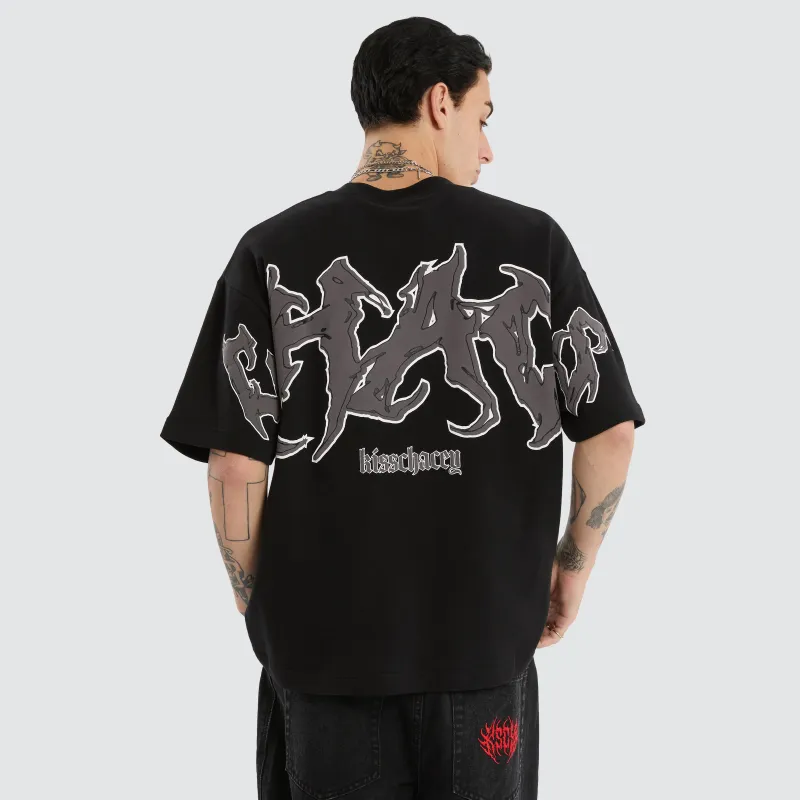 Melt Loopback Street Tee Jet Black made by Neverland