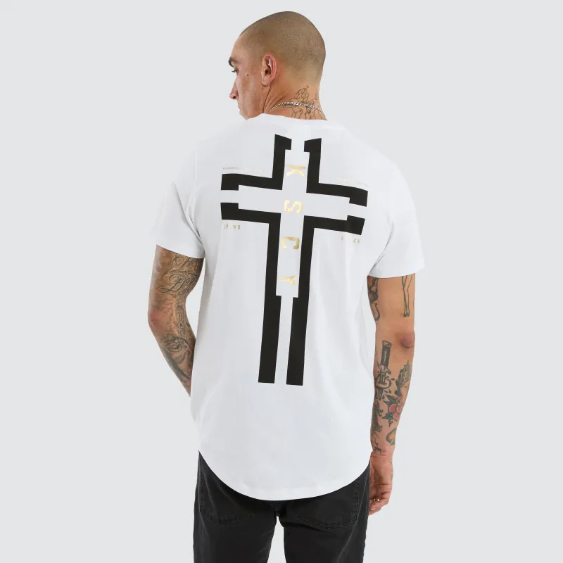 Rain Dual Curved Tee Optical White made by Neverland