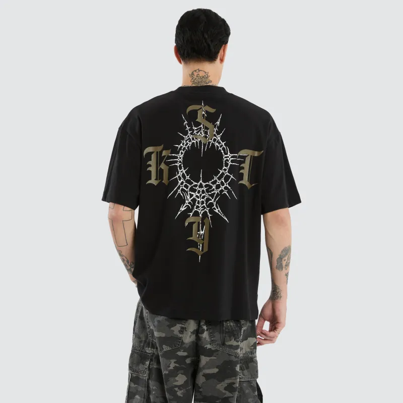 Depiction Street Tee Jet Black made by Neverland