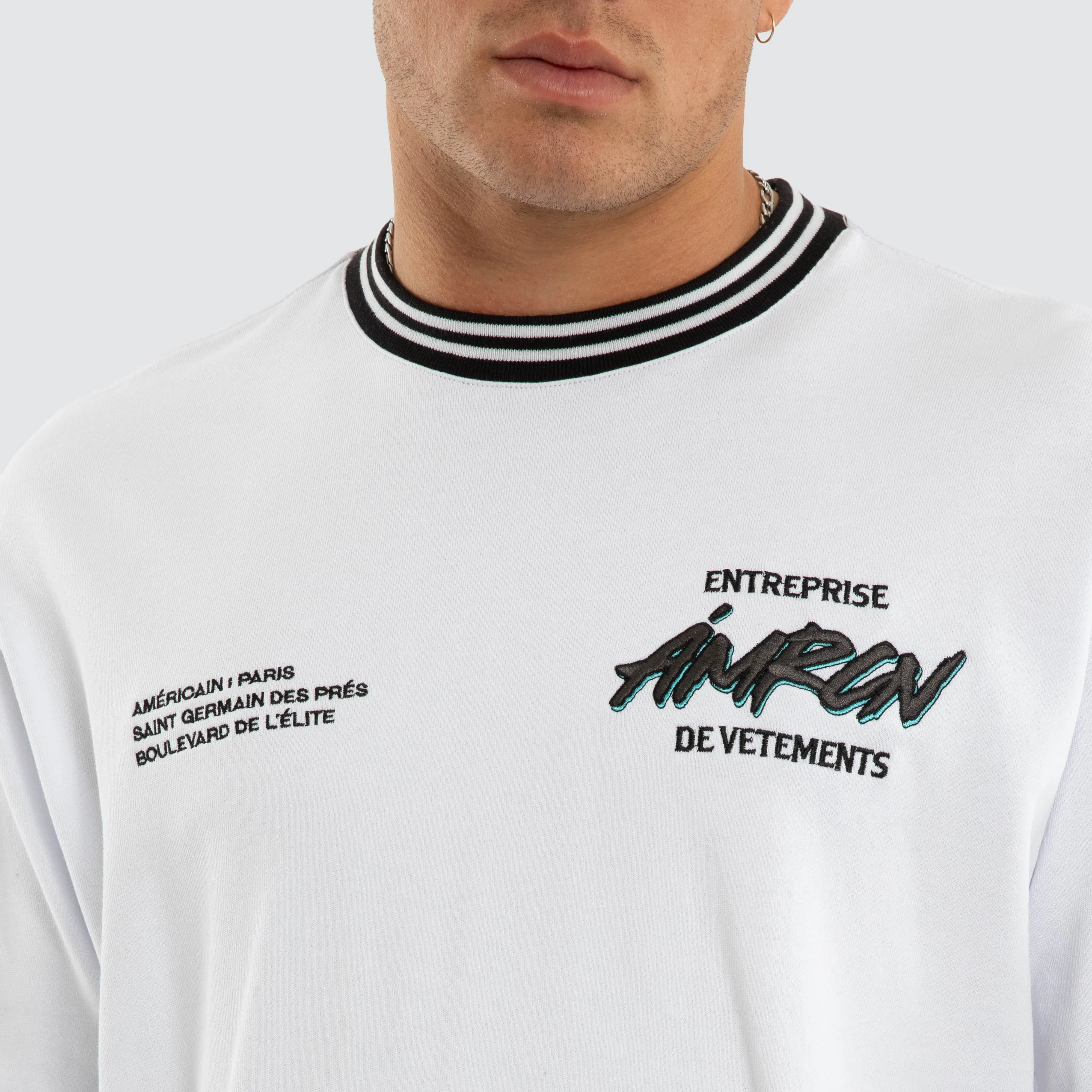 Fate Loopback Oversized Tee Optical White sold by Neverland product image thumbnail 4