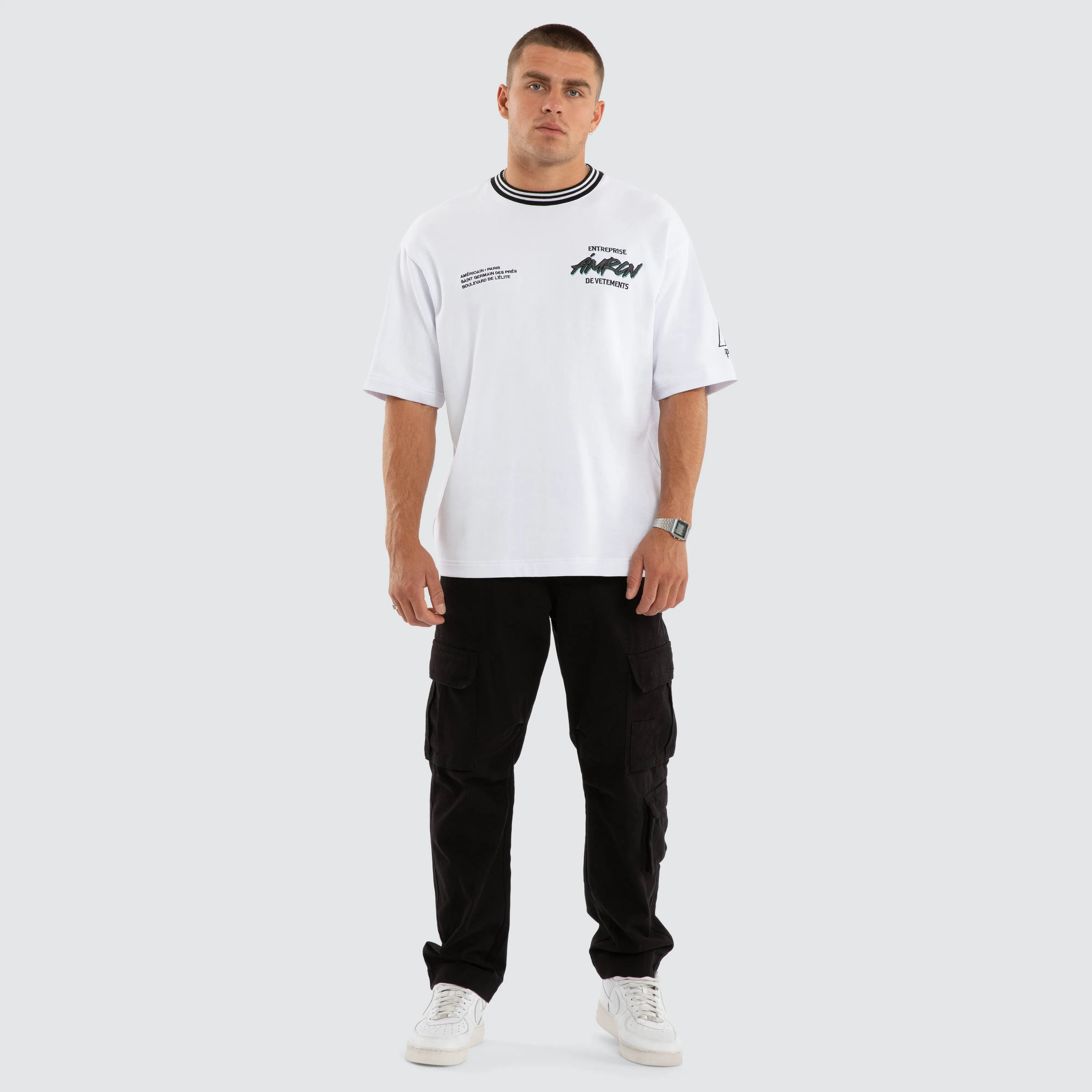 Fate Loopback Oversized Tee Optical White sold by Neverland product image thumbnail 2