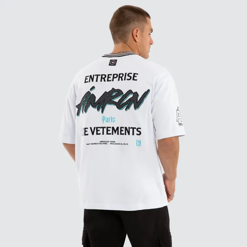 Fate Loopback Oversized Tee Optical White made by Neverland