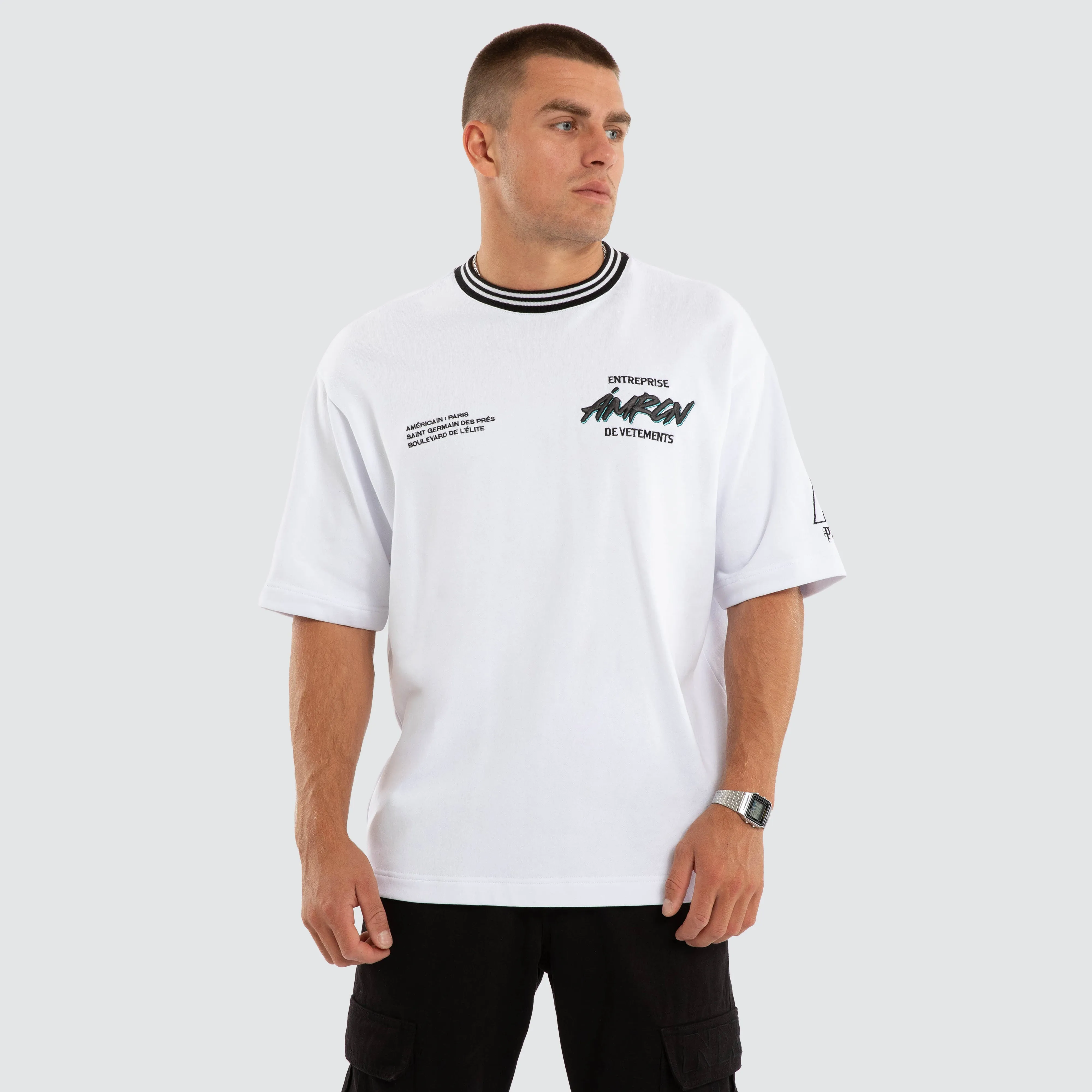 Fate Loopback Oversized Tee Optical White sold by Neverland product image thumbnail 3